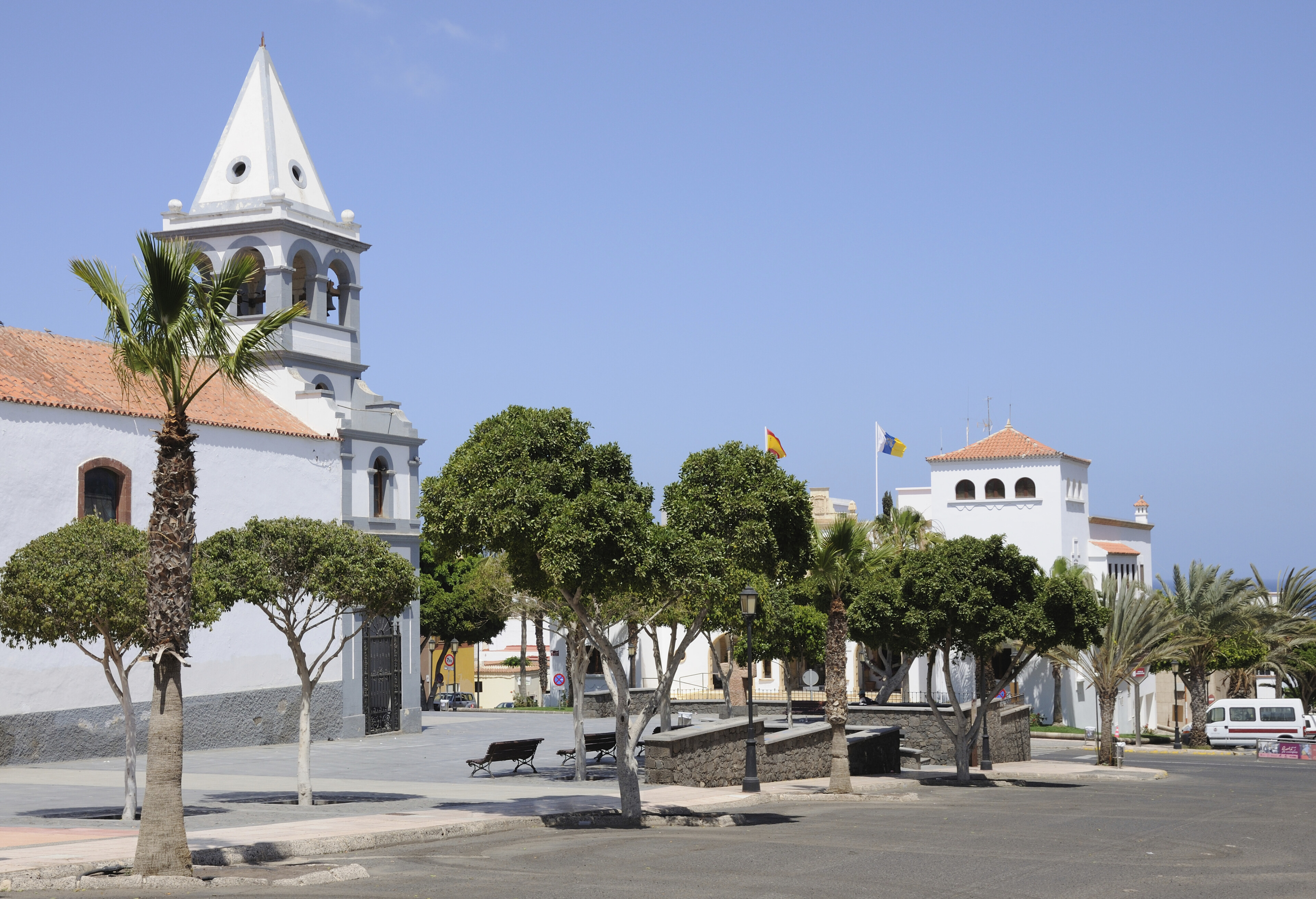 Kirche in Puerto del Rosario, Fuerteventura, Kanarische Inseln