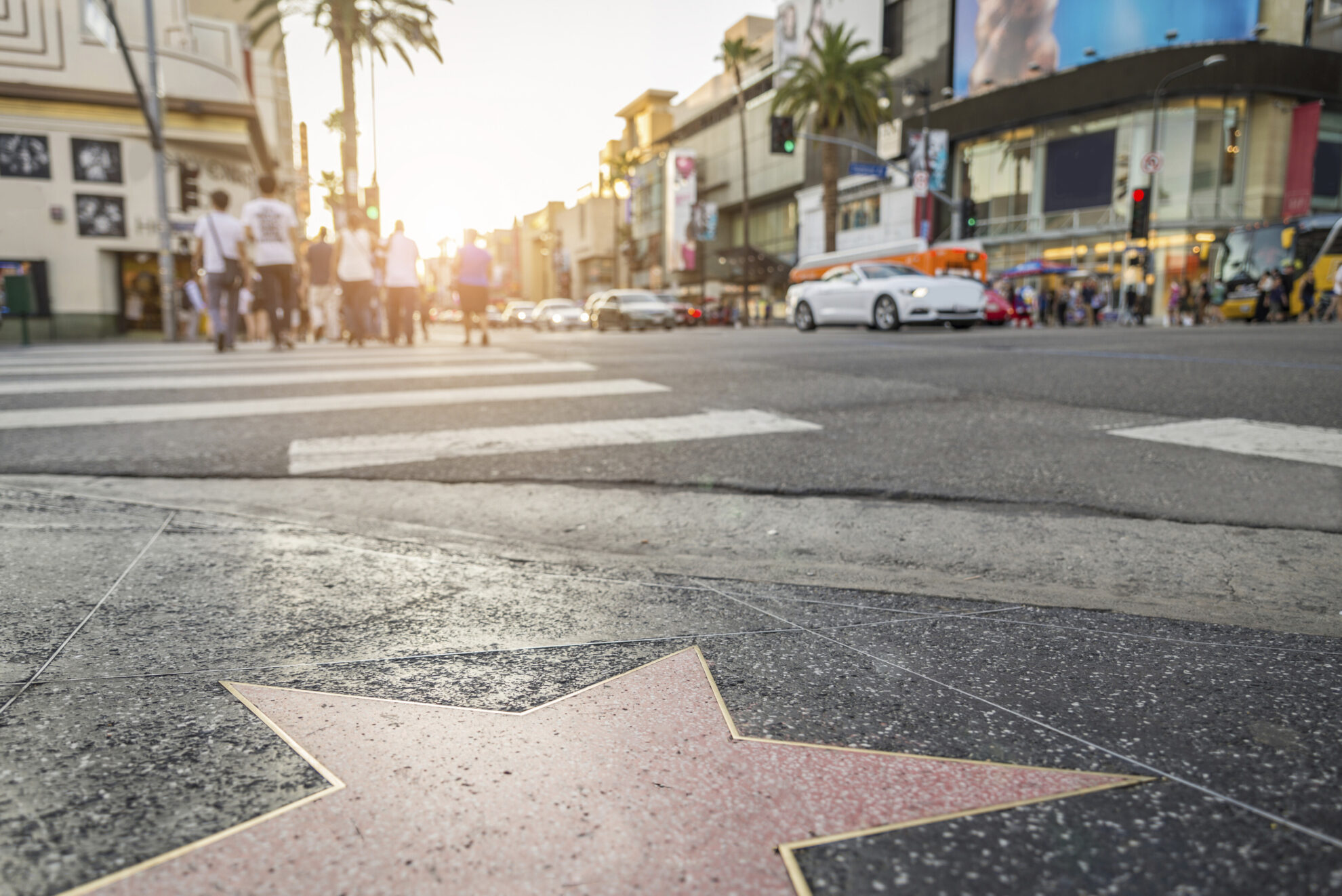 Walk of Fame in Los Angeles, USA