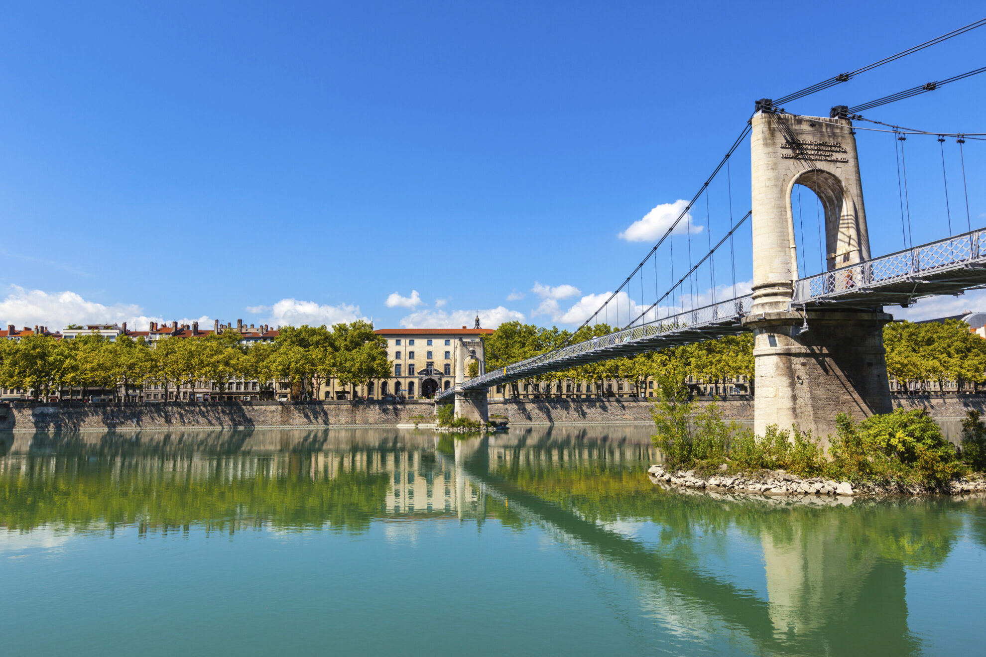 Brücke in Lyon, Frankreich