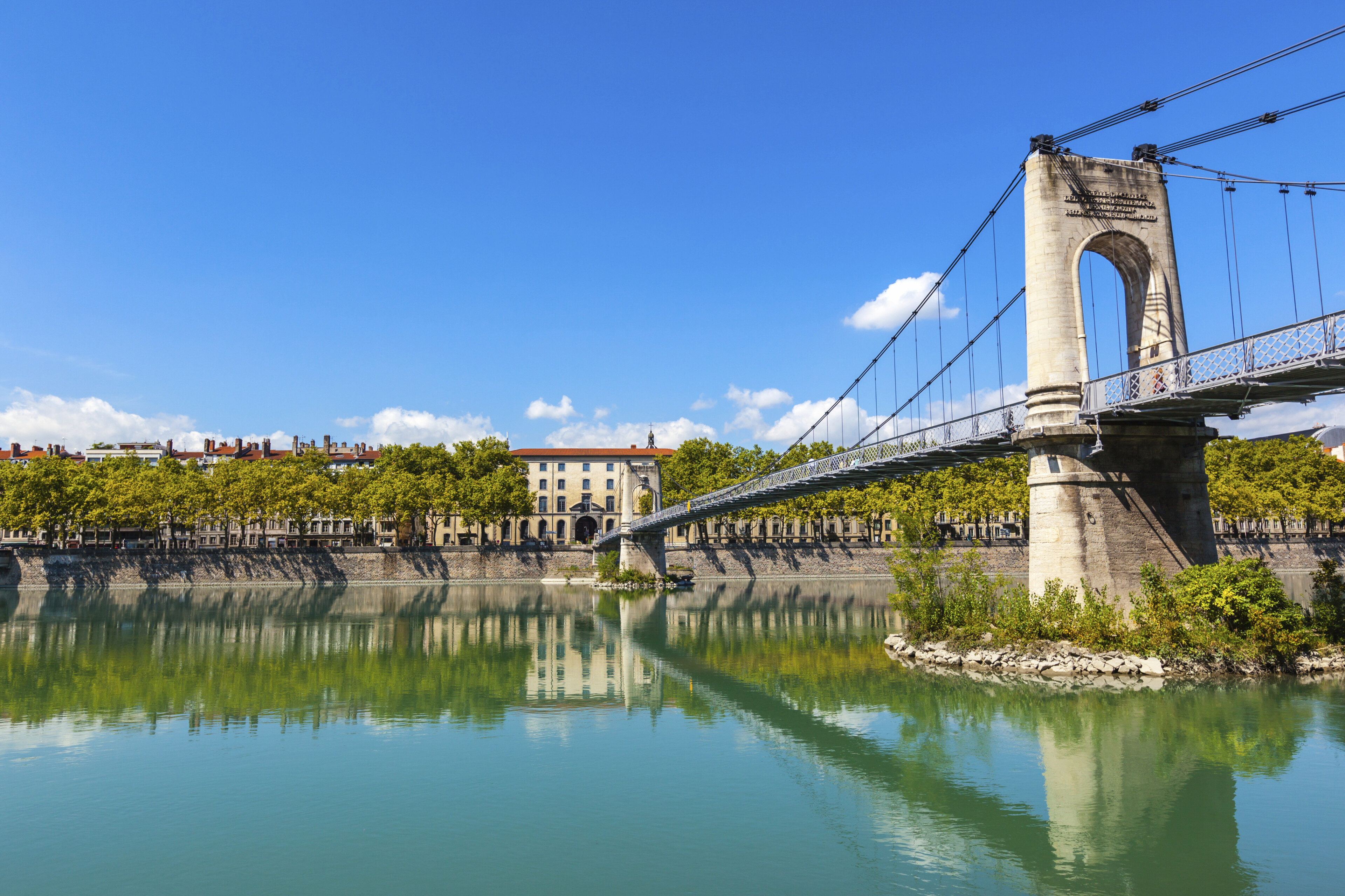 Brücke in Lyon, Frankreich