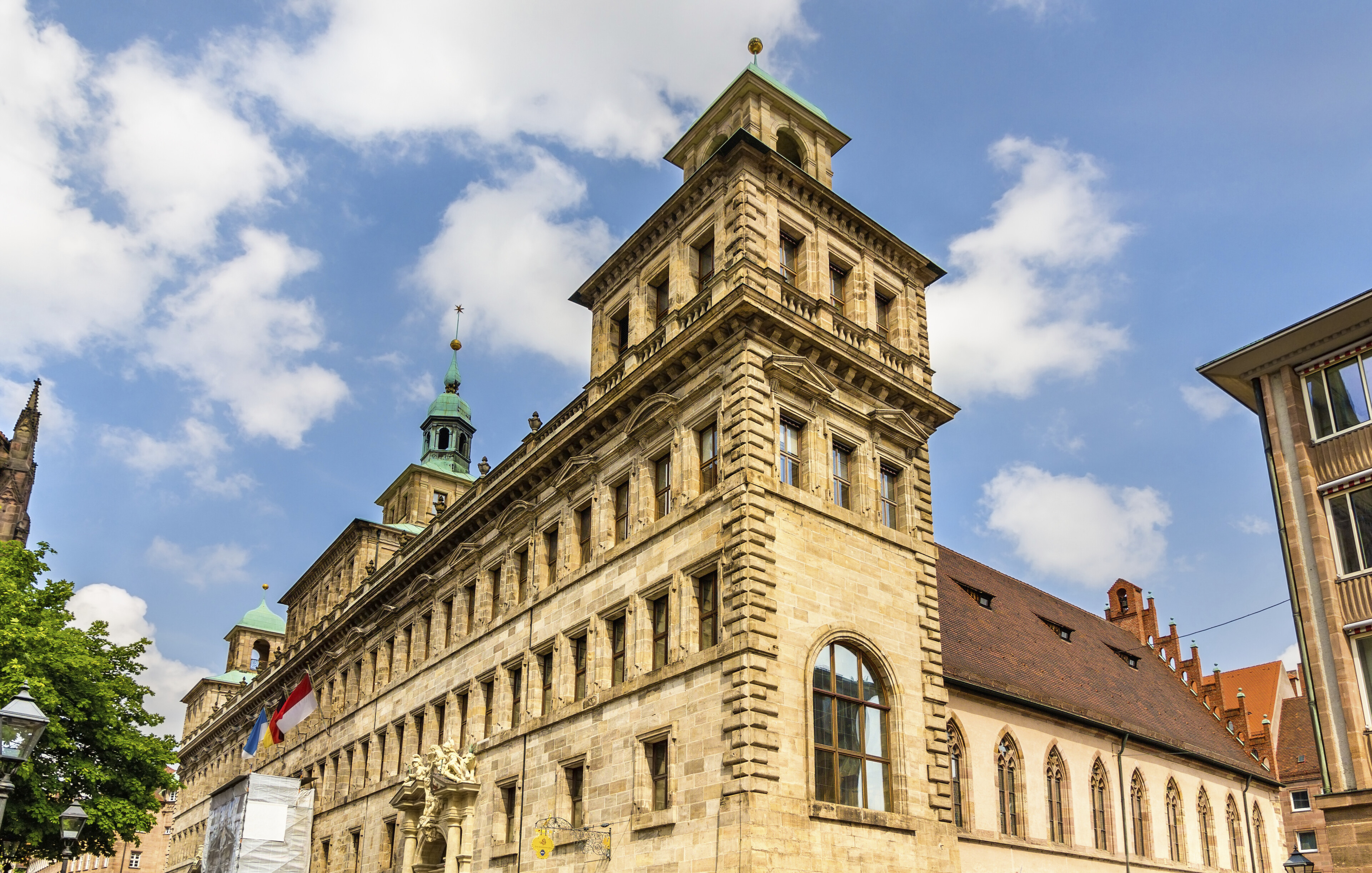 Das Rathaus in Nürnberg, Deutschland