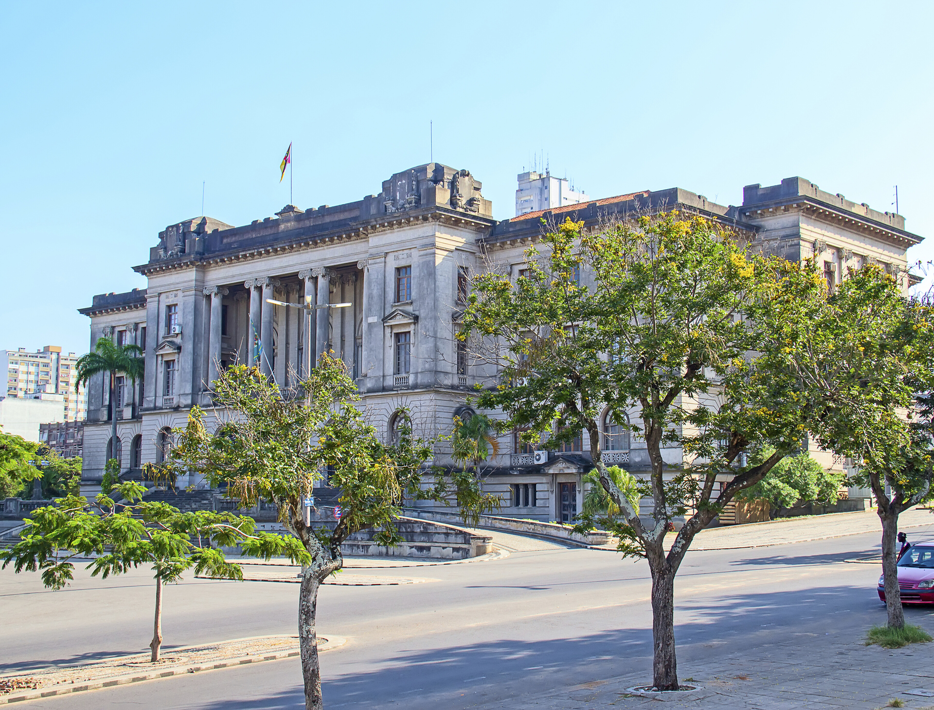 Das Rathaus in Maputo, Mosambik