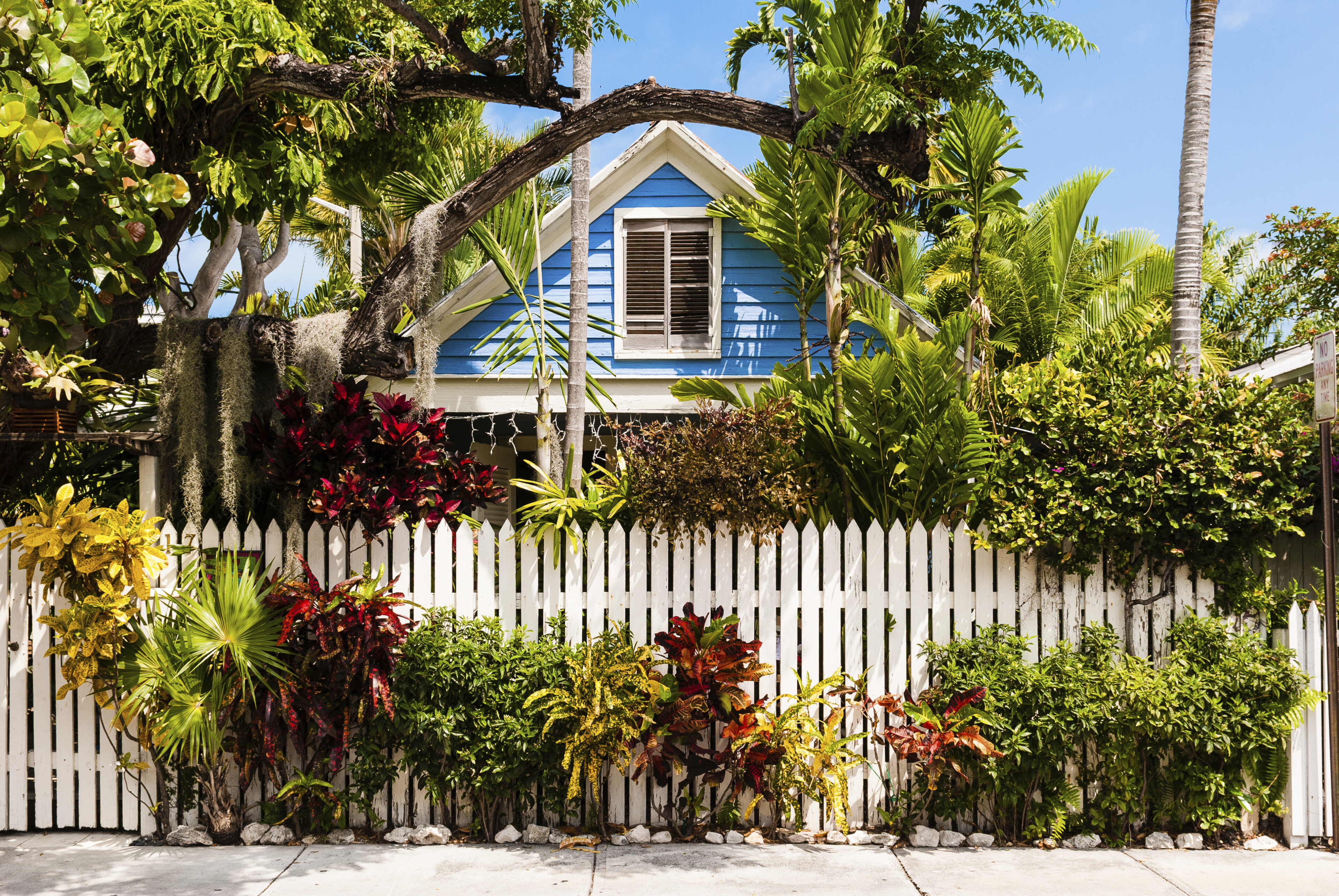 Holzhaus in Key West, Florida, USA
