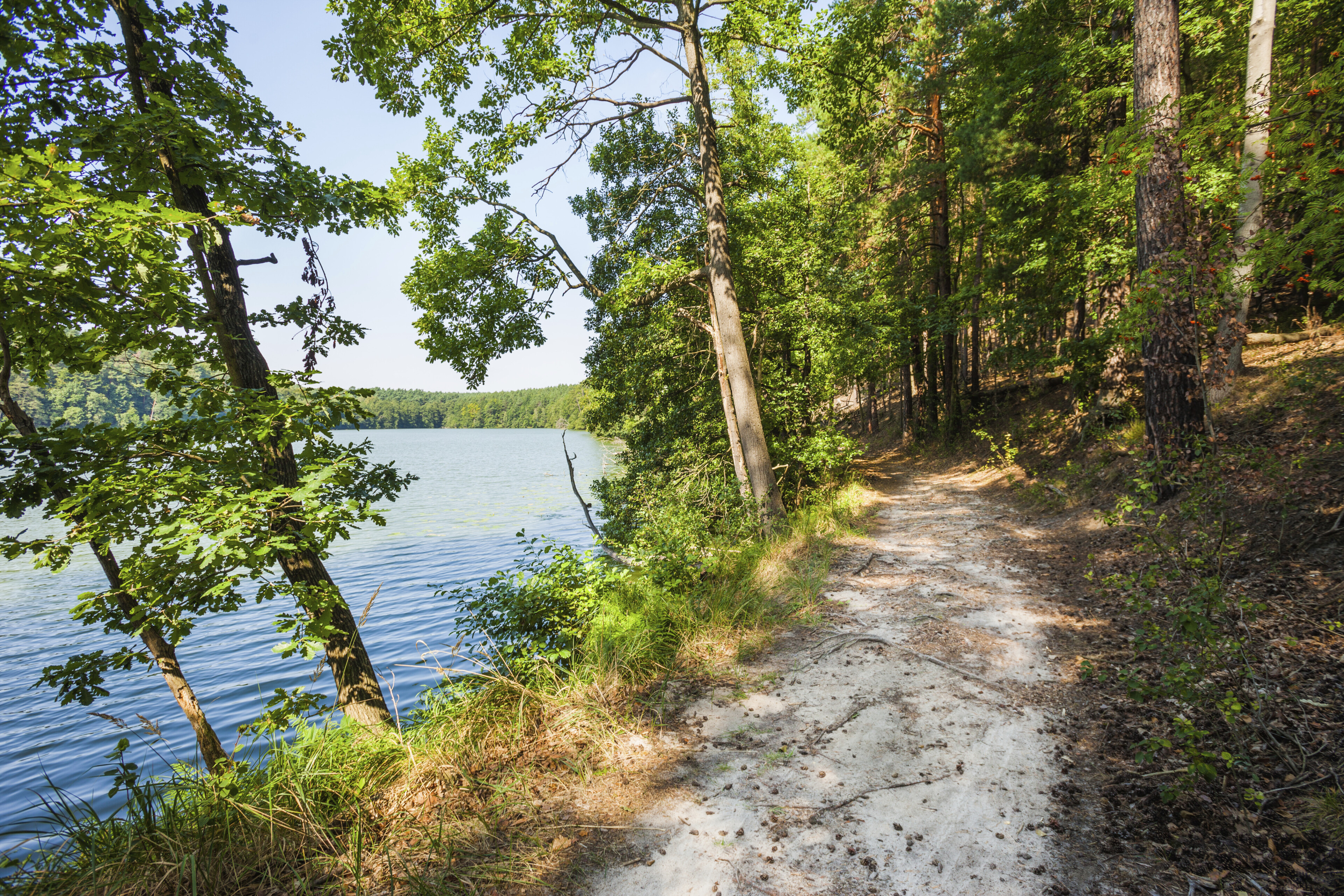 Schlaube Wanderweg in Frankfurt Oder, Deutschland