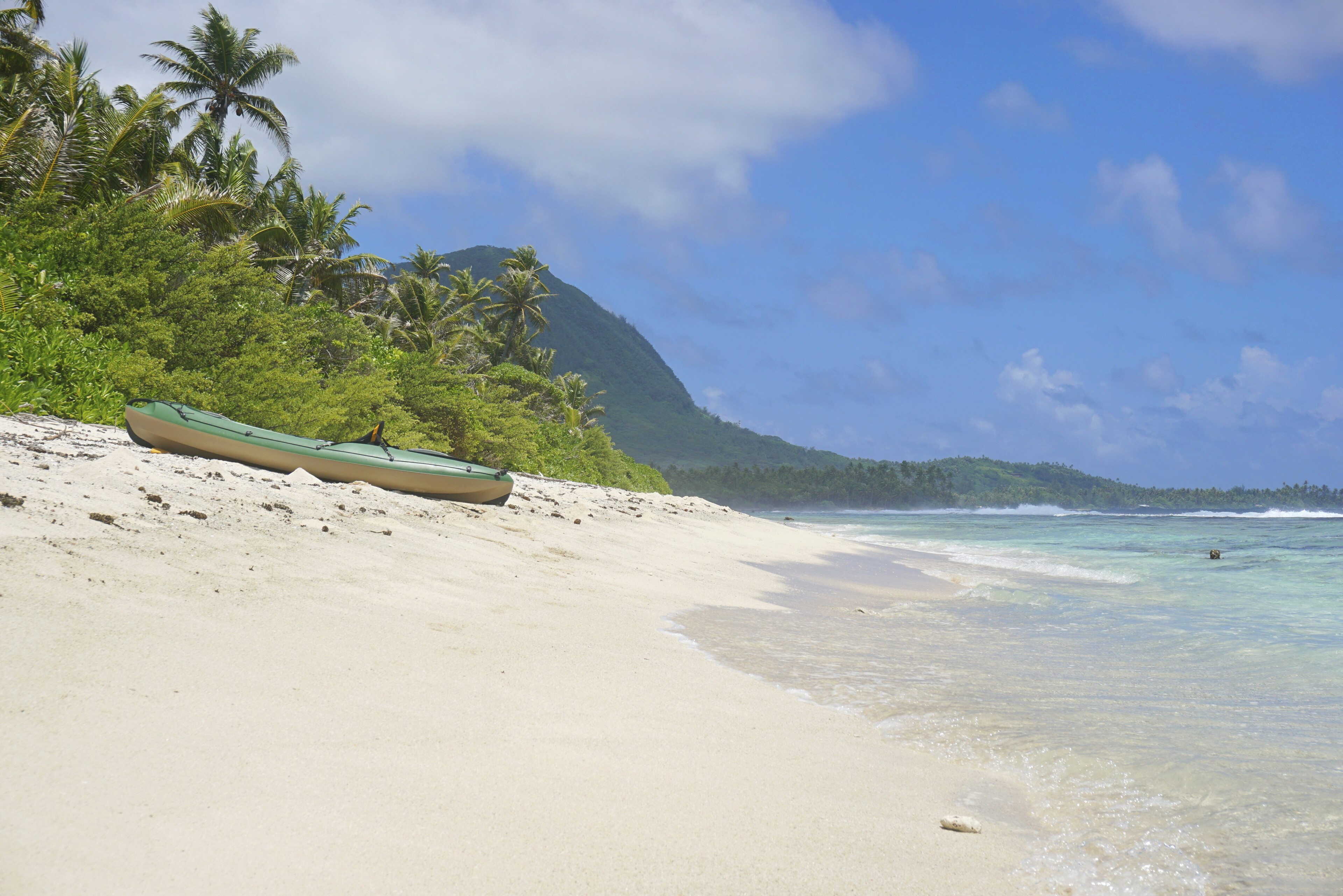 Picknick auf der Insel Muri Mahora