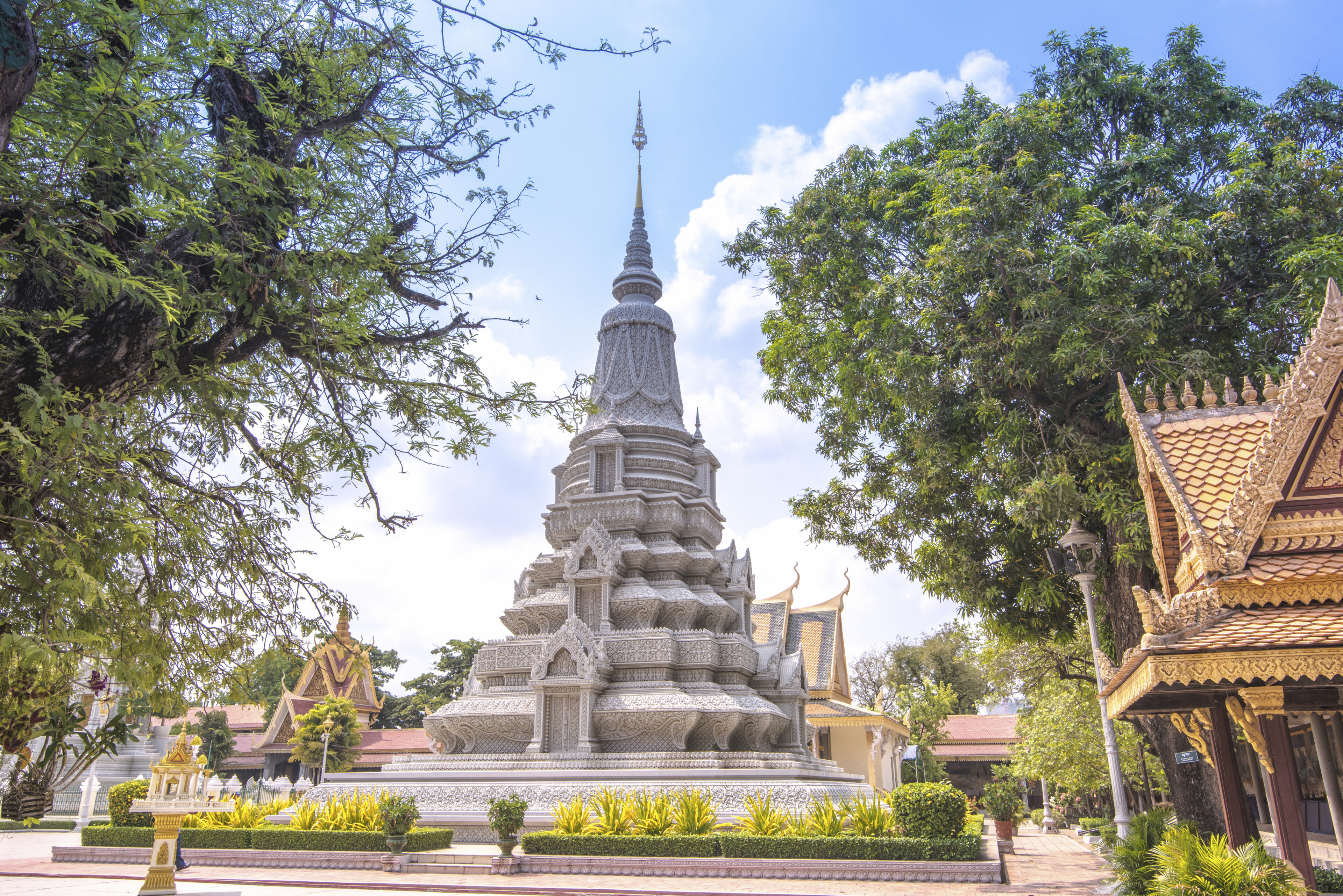 Silberpagode in Phnom Penh, Kambodscha