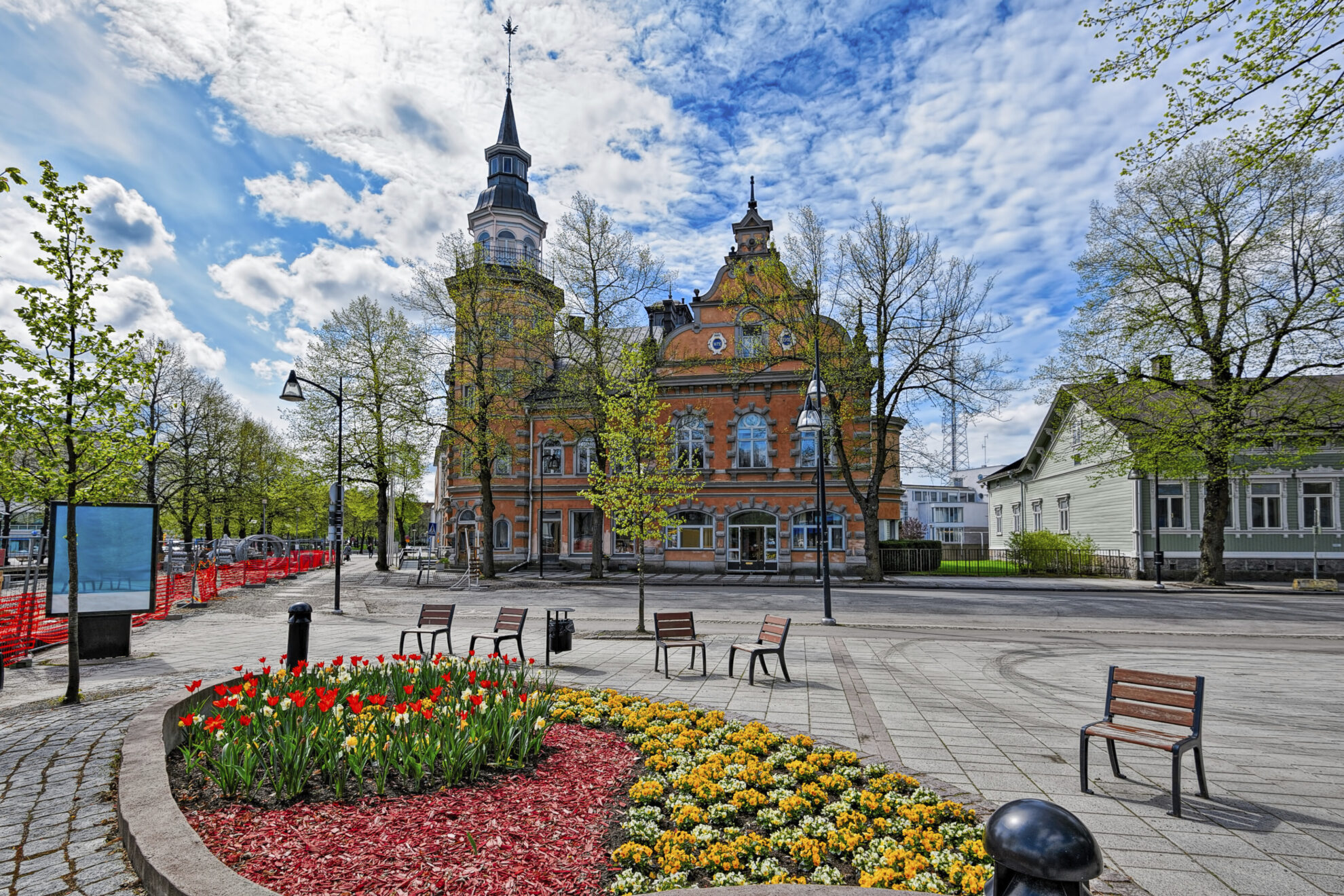 Zentrum von Rauma, Finnland