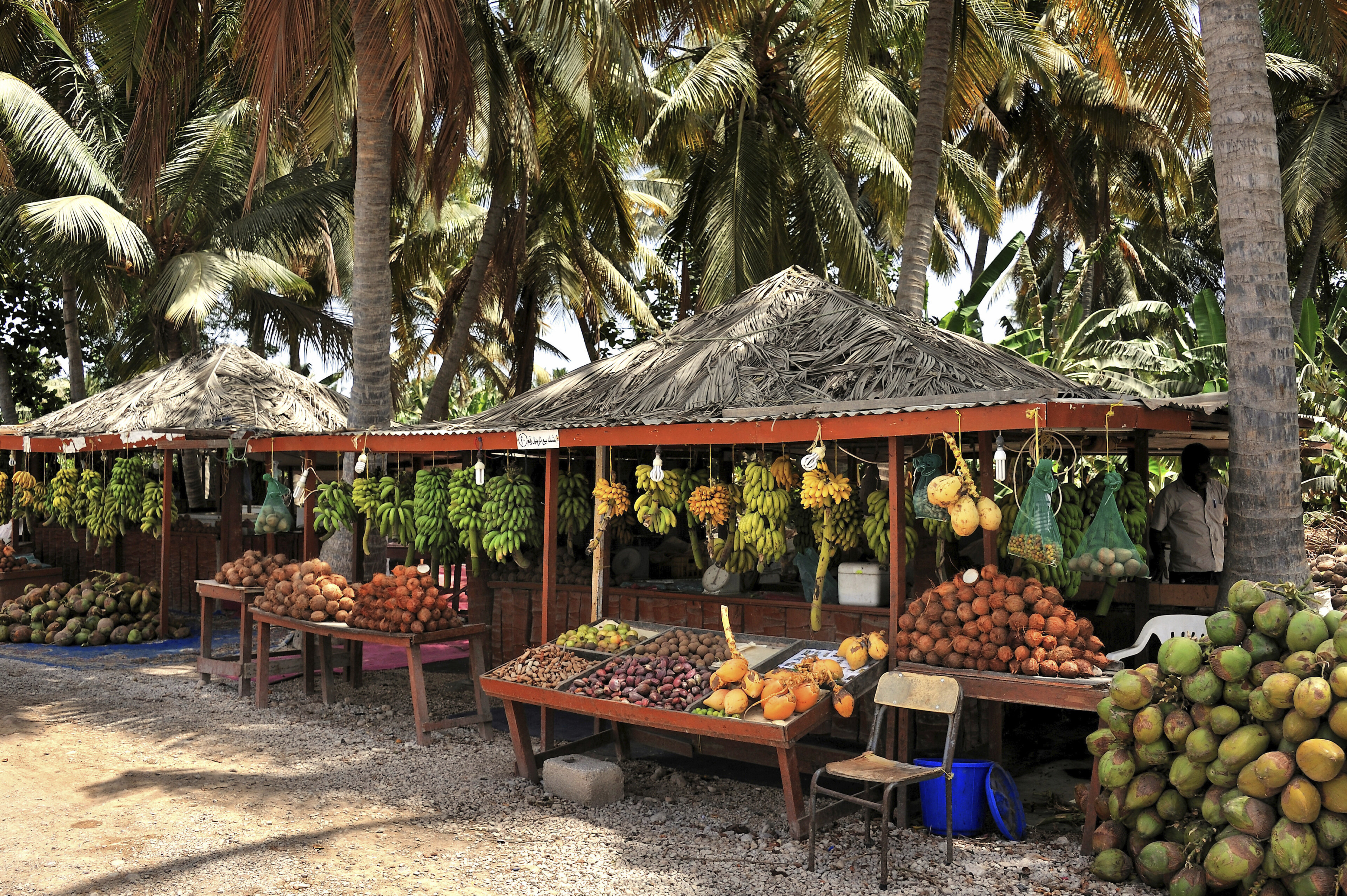 Marktstände in Salalah, Oman