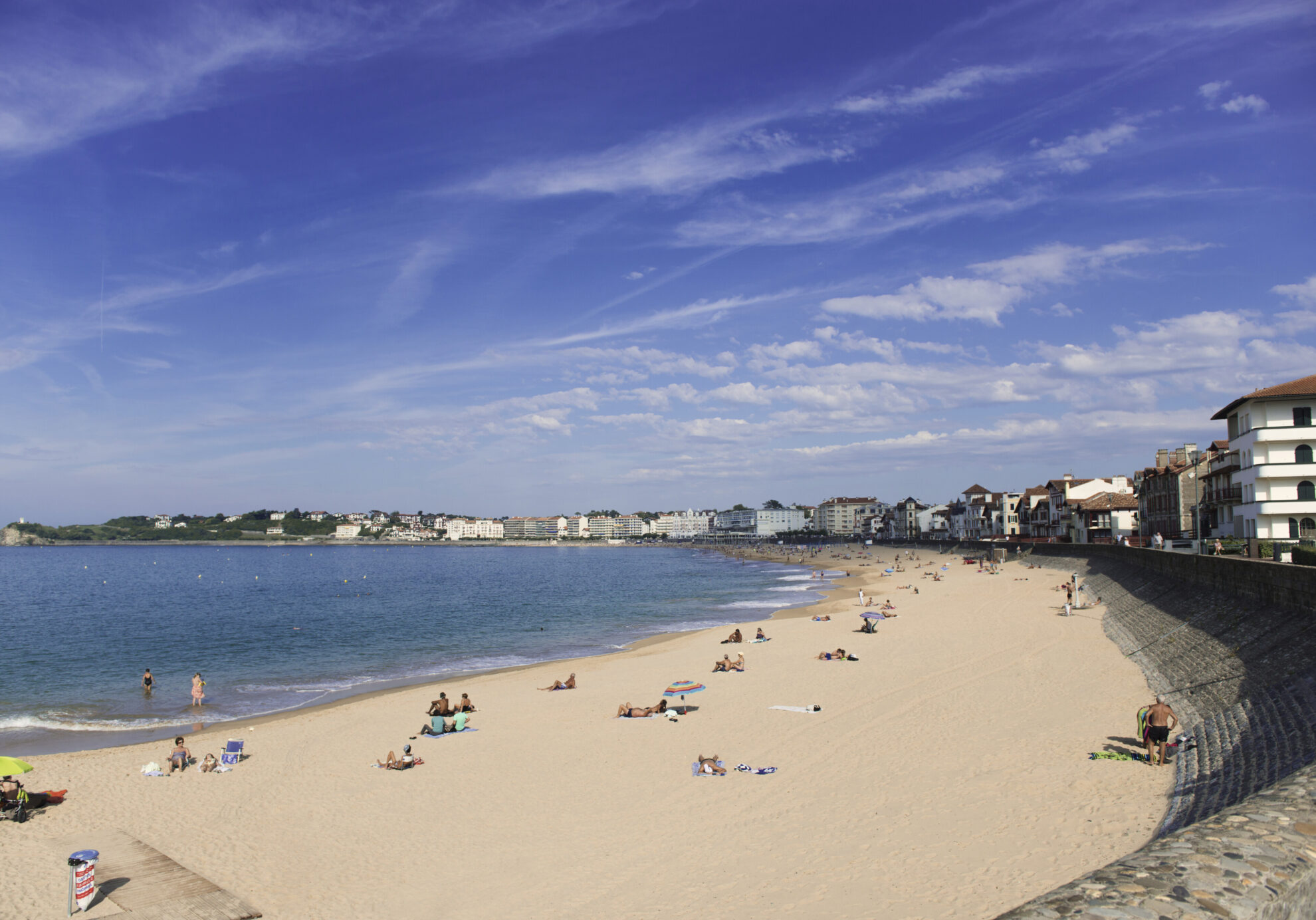 Strand von Saint Jean de Lux, Frankreich