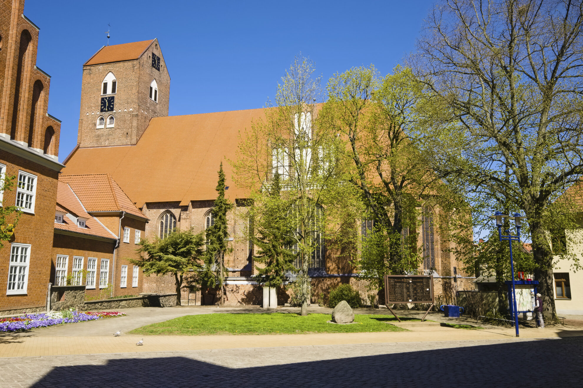 Die St. Georgenkirche in Parchim, Deutschland