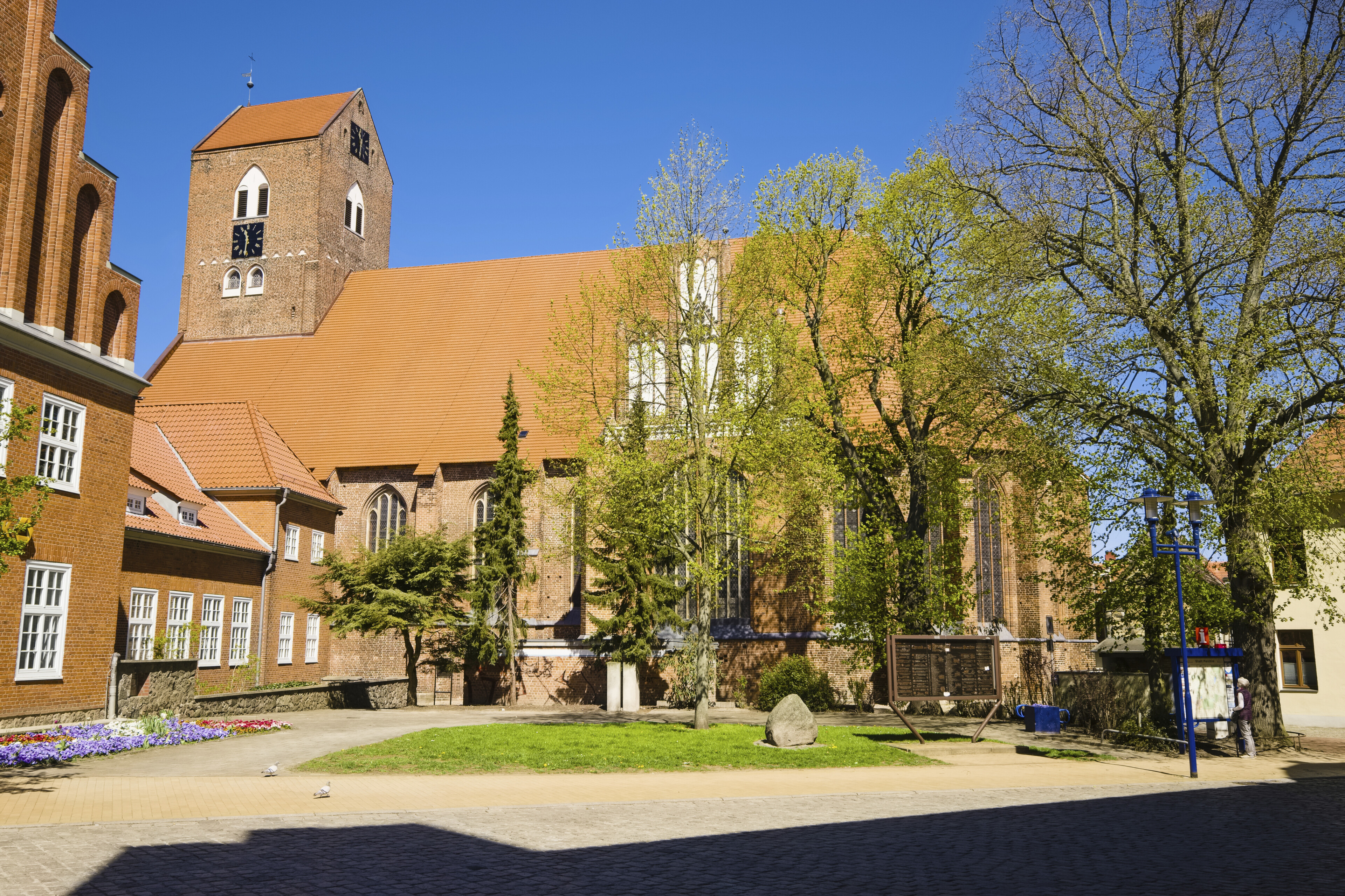 Die St. Georgenkirche in Parchim, Deutschland