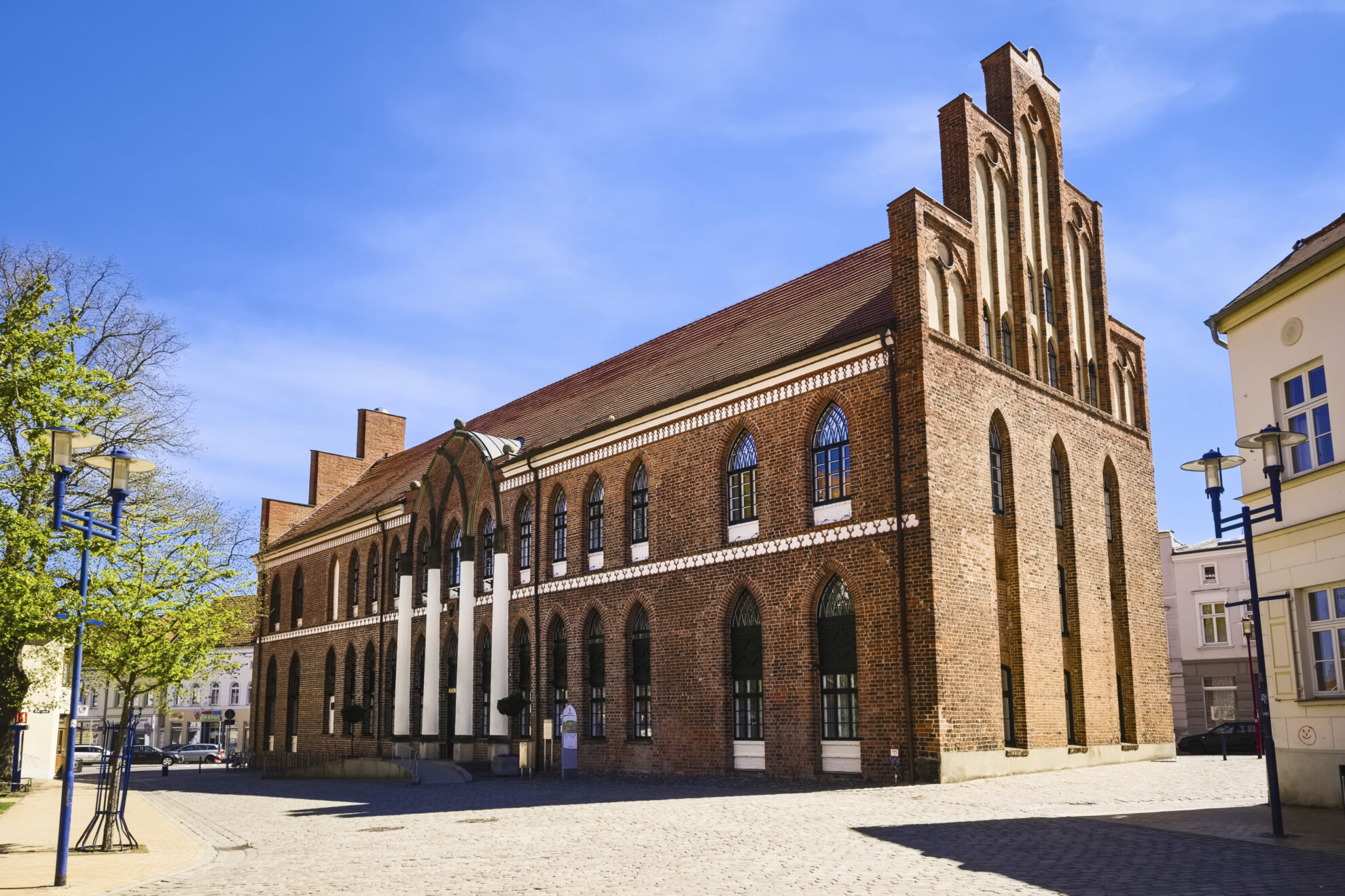 Rathaus in Parchim, Deutschland