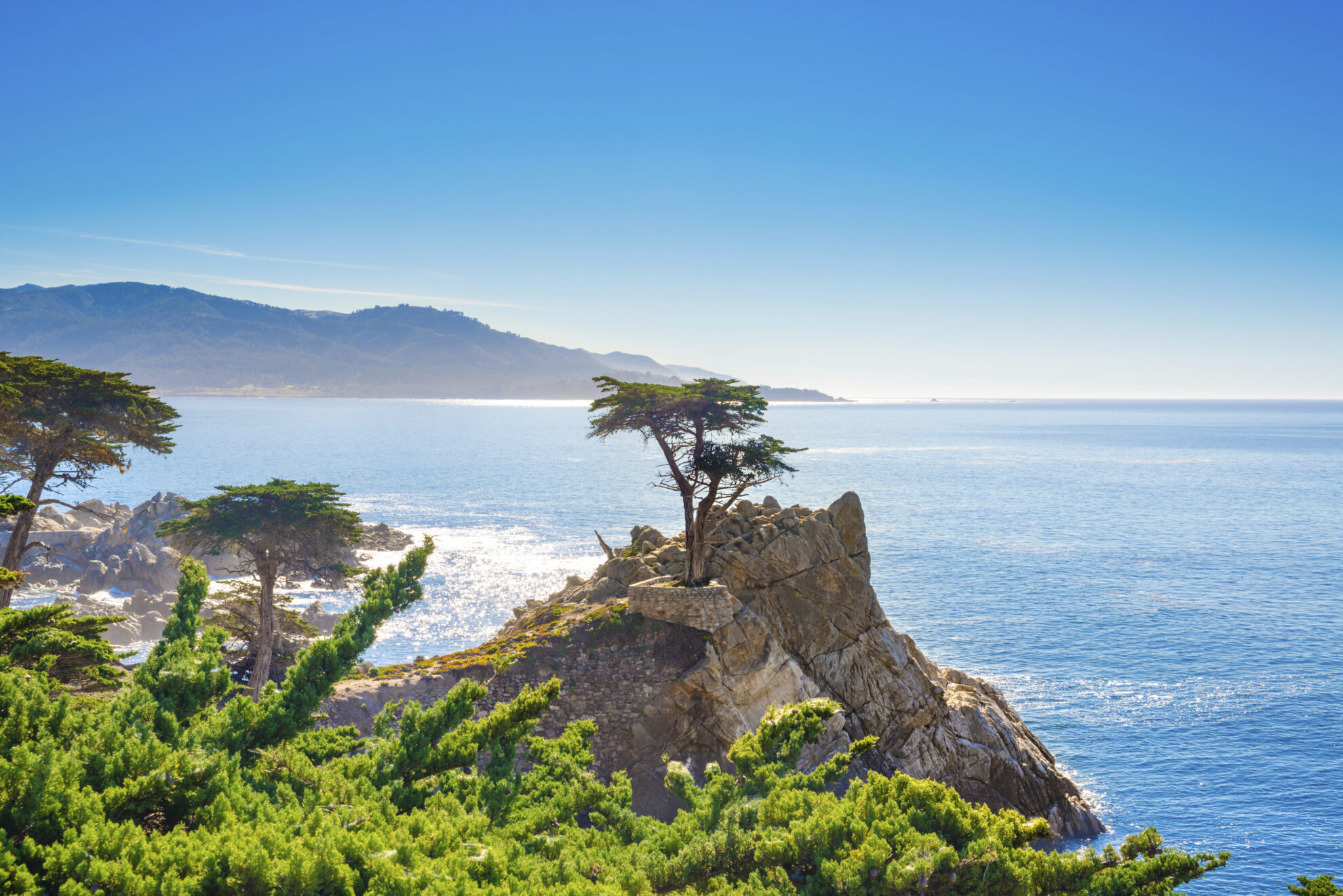 Blick auf die Küste bei Monterey, USA