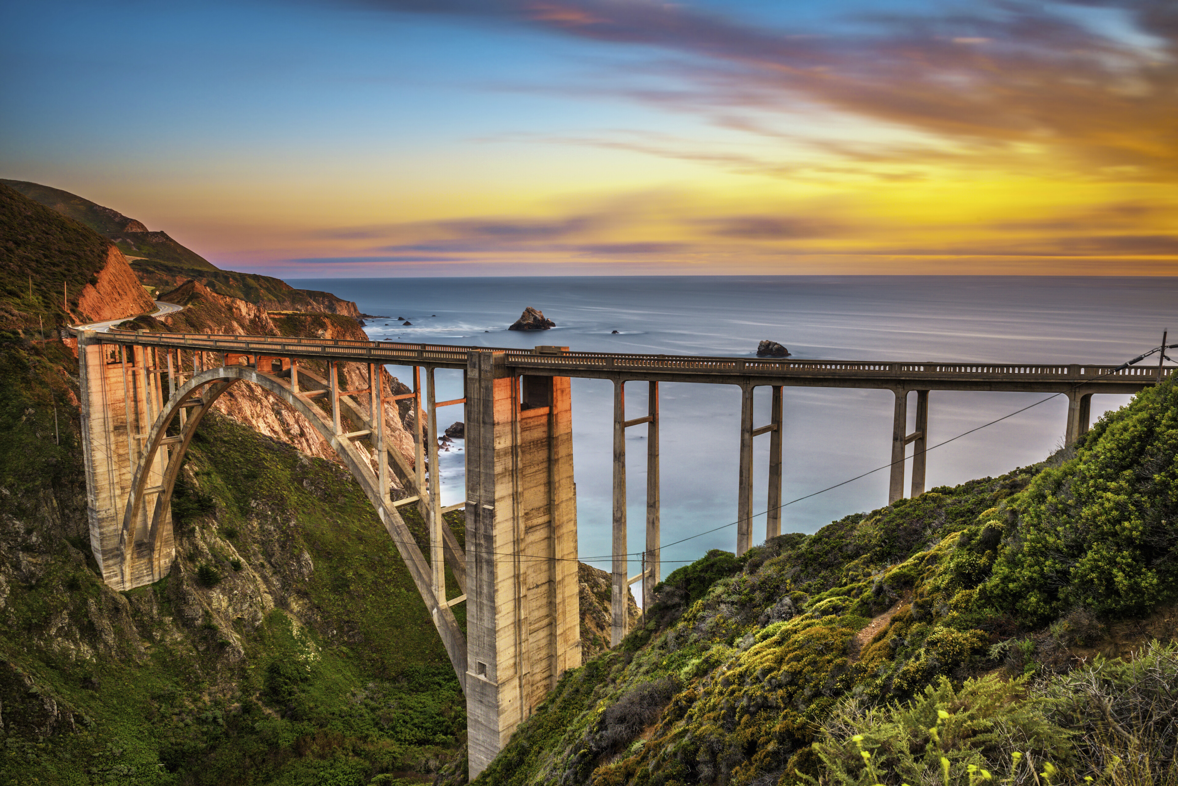 Bixby Bruecke in Monterey, USA