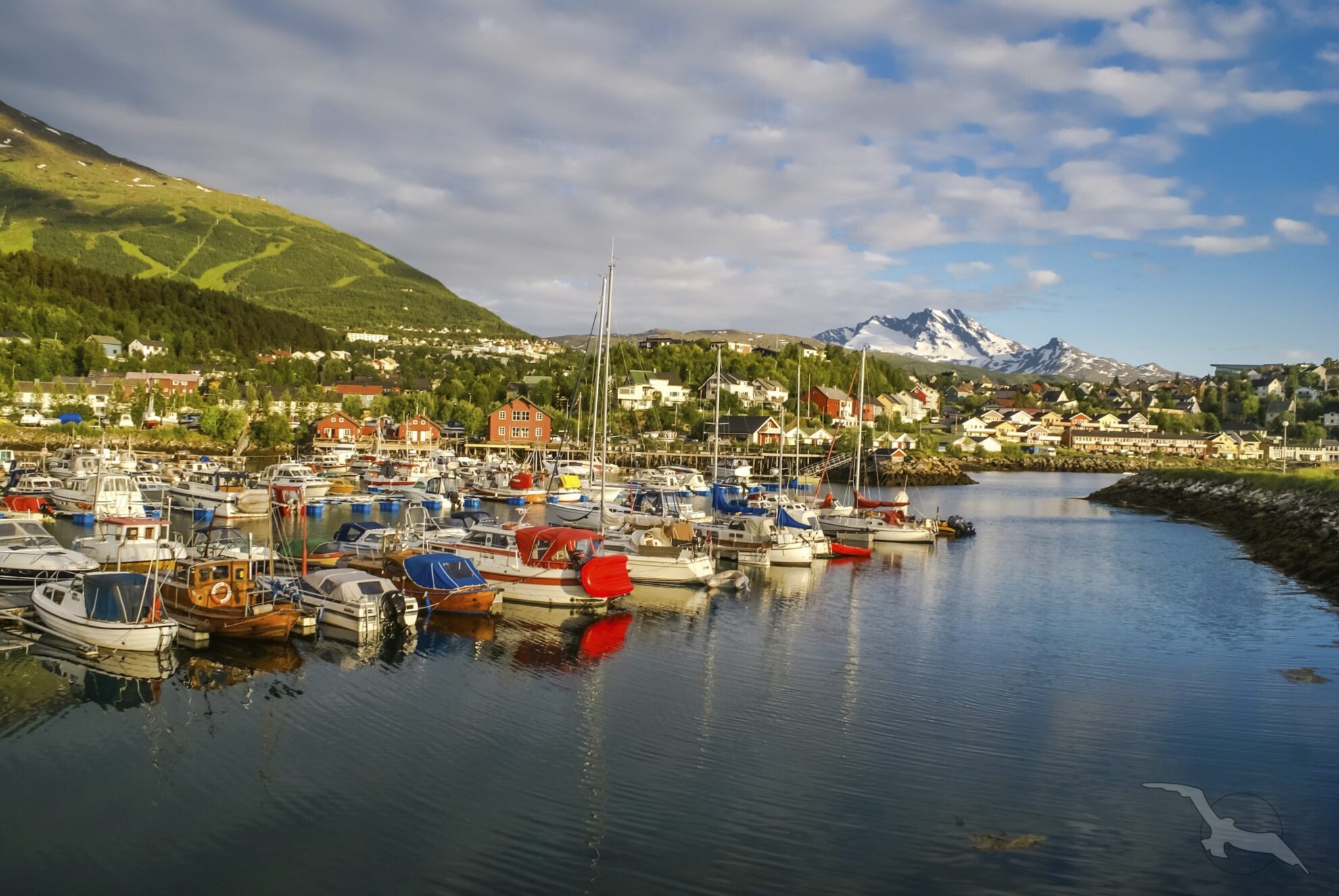 Hafen und Hinterland von Narvik, Norwegen