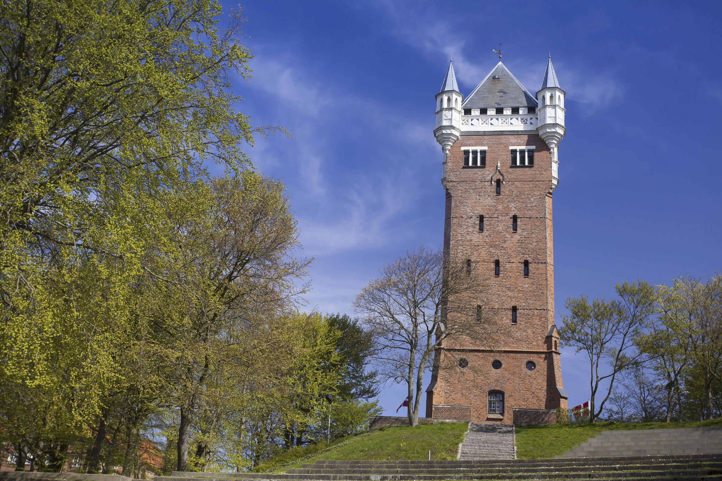 Wasserturm in Esbjerg, Daenemark