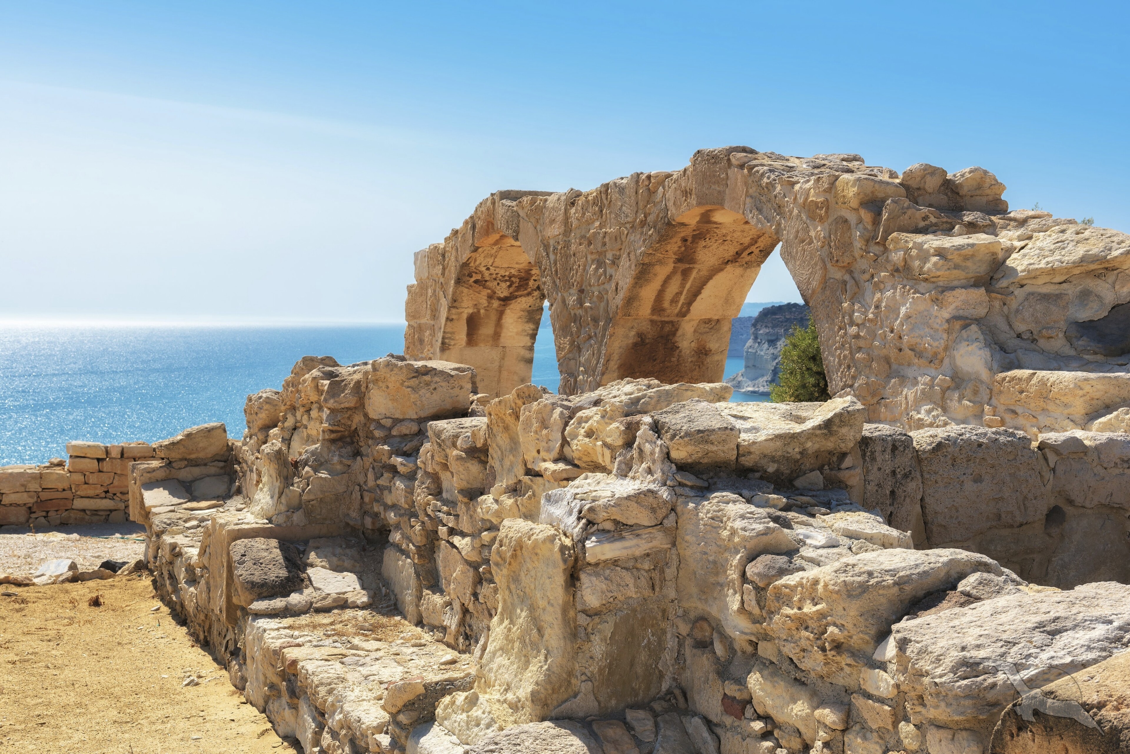 Ausgrabungsstätte in Limassol, Zypern