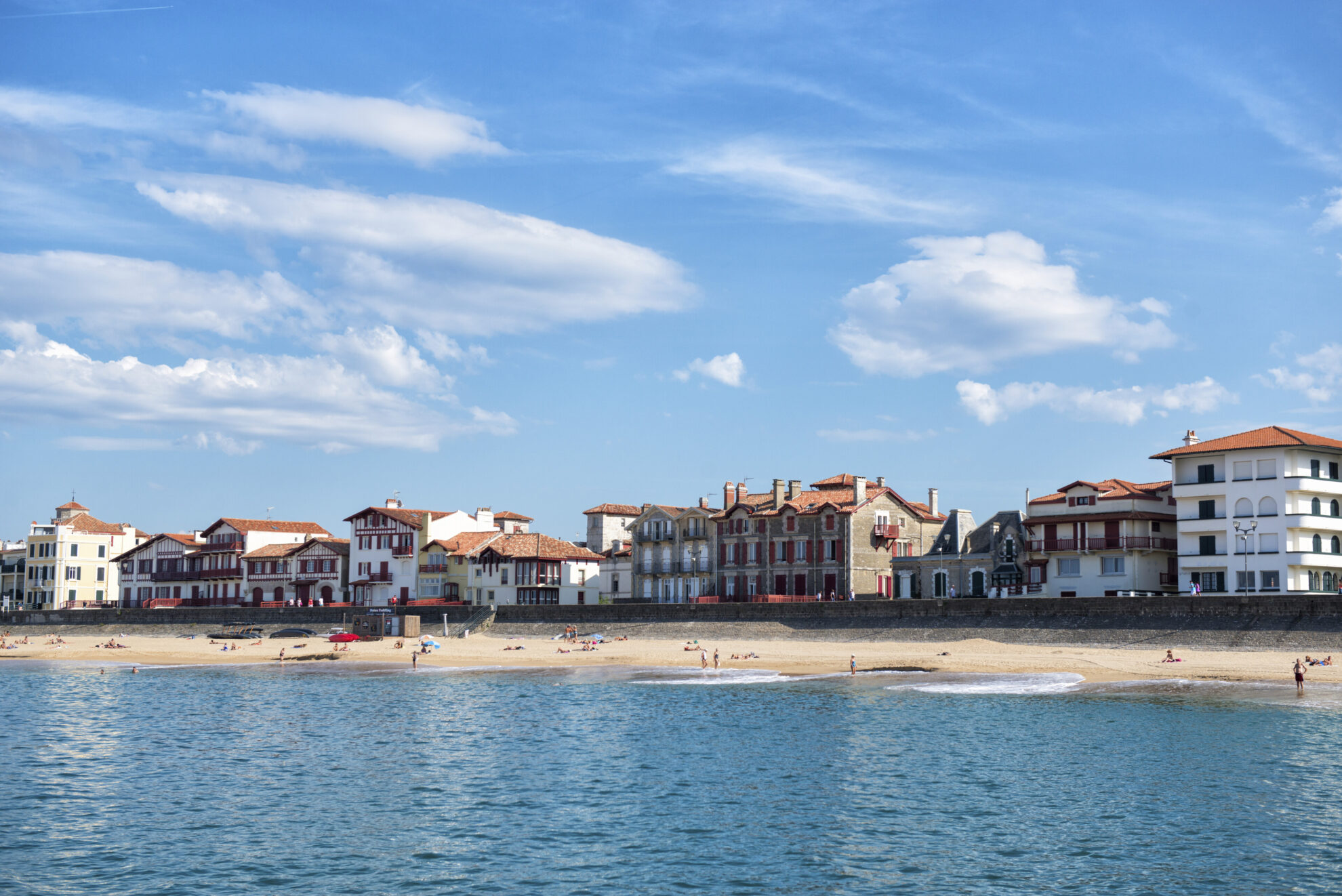 Küste von Saint Jean de Lux, Frankreich