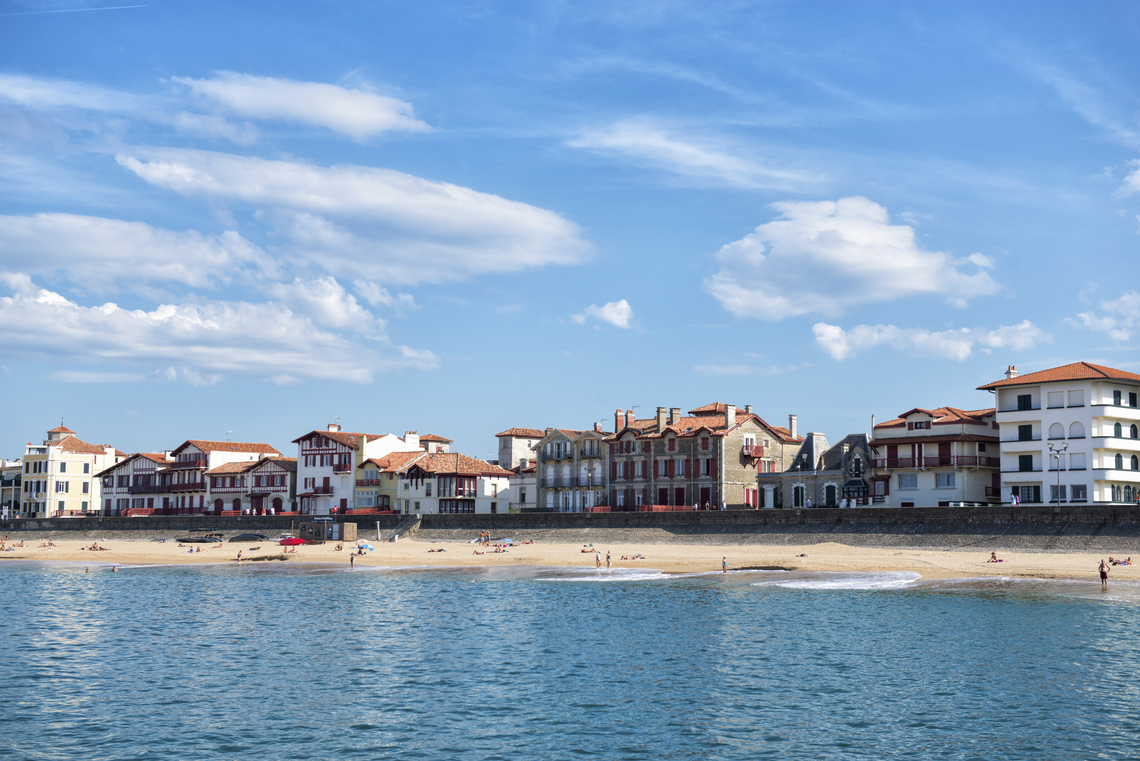 Küste von Saint Jean de Lux, Frankreich