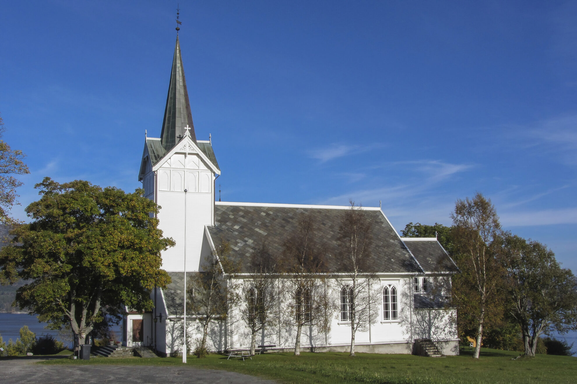 Stabkirche Kvernes in Kristiansund, Norwegen