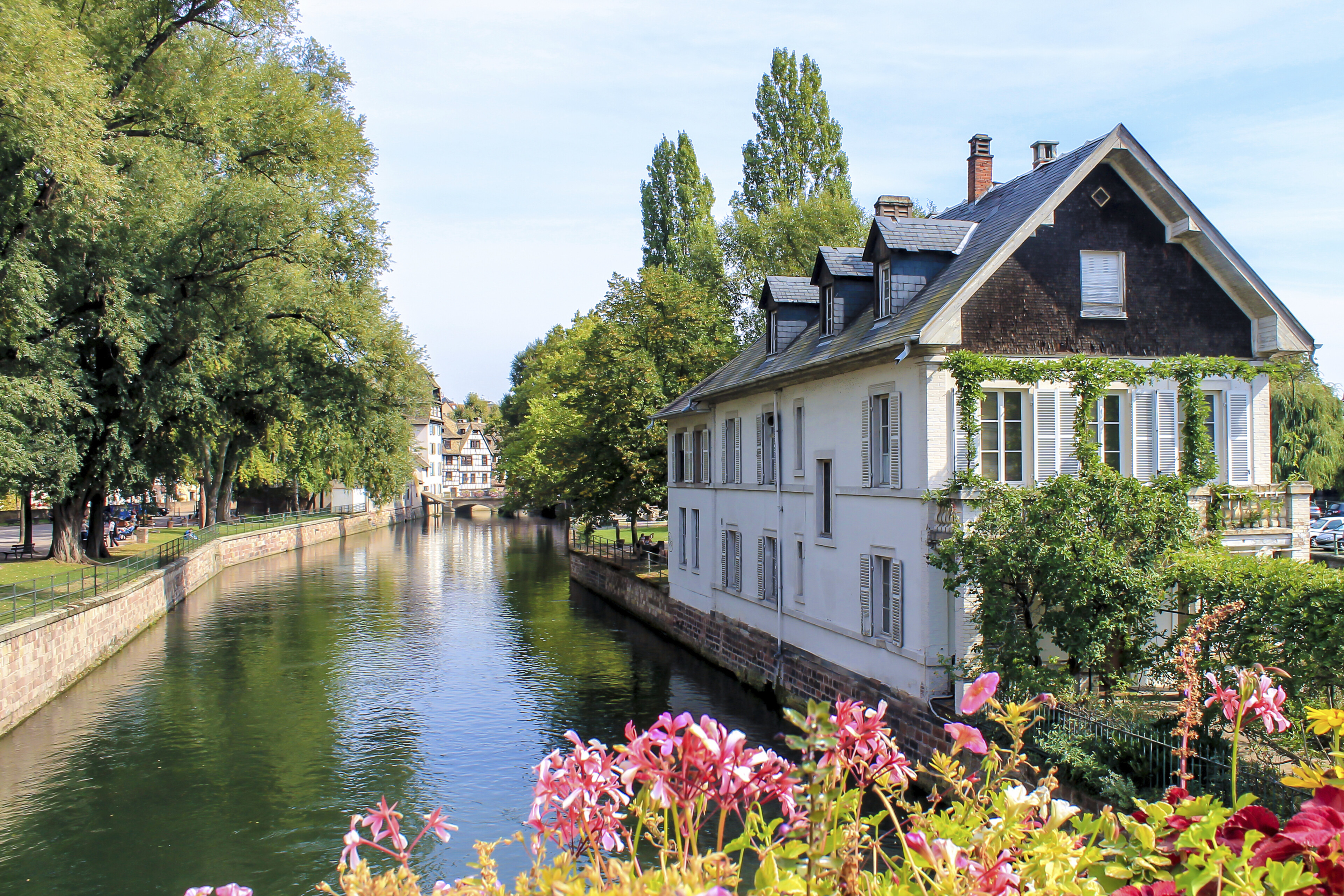 Haus am Kanal in Straßburg, Frankreich