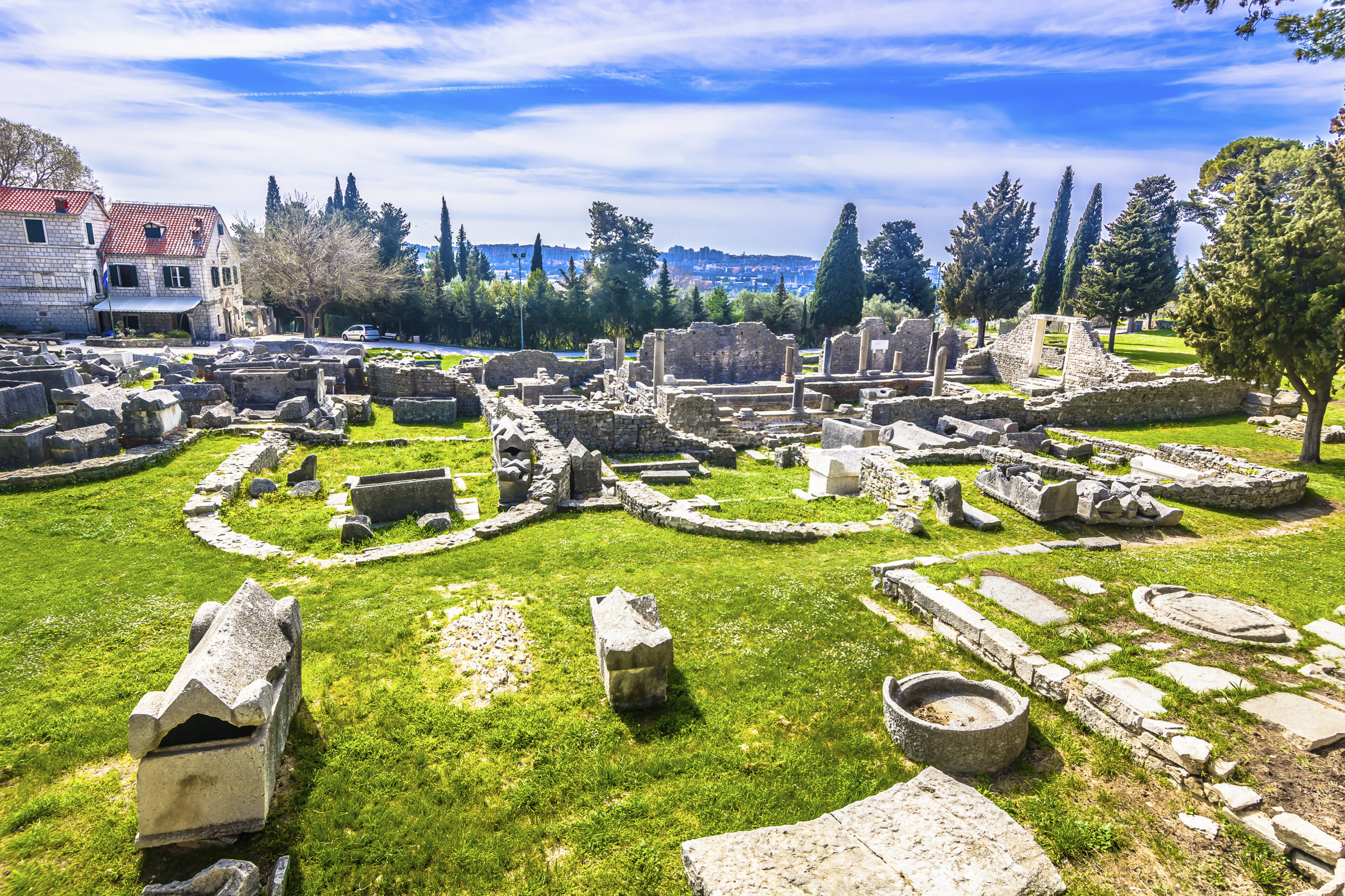 Manastirine Ruinen in Split, Kroatien