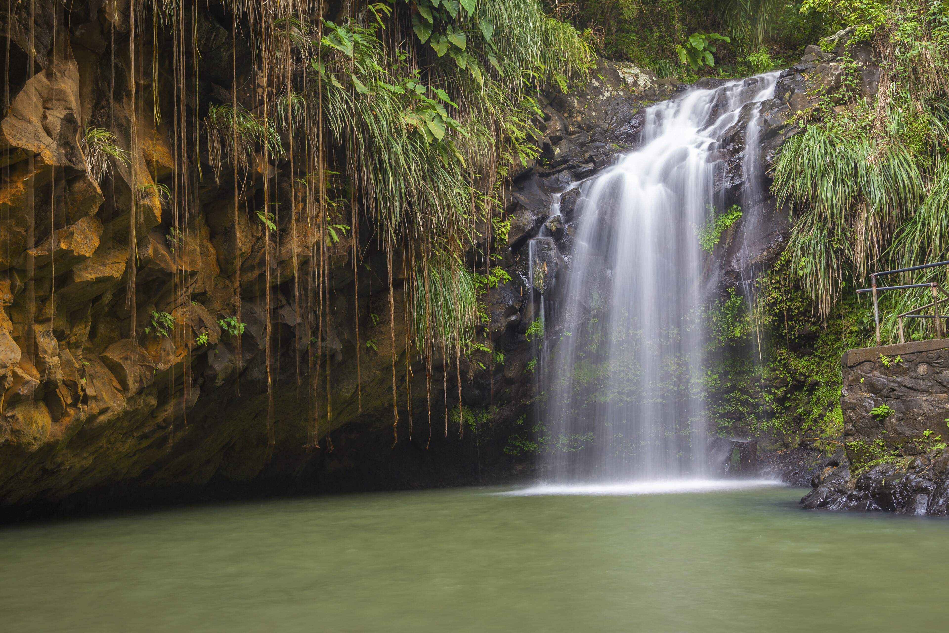 Wasserfälle in St. Georges auf Grenada, Karibik