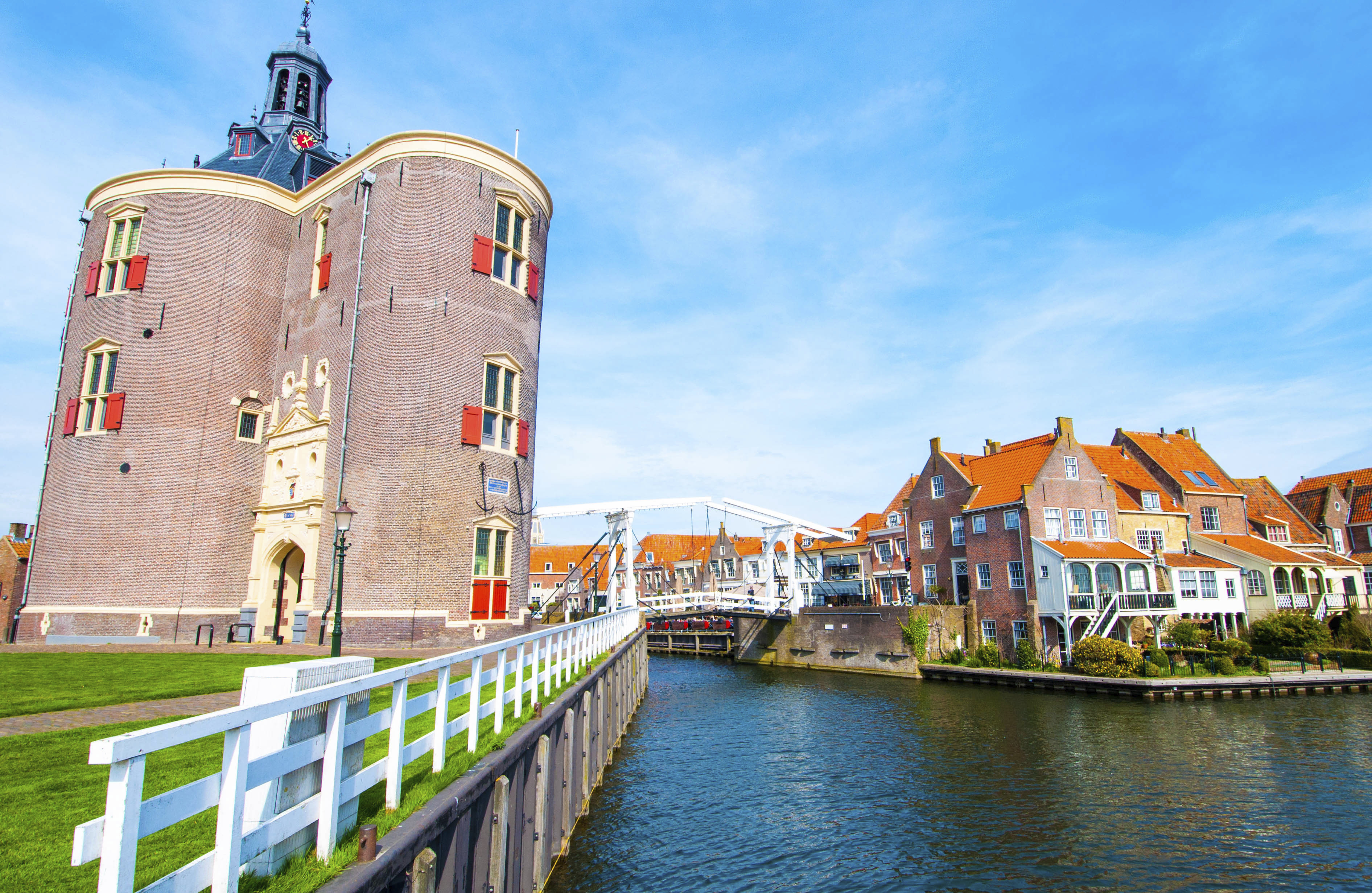 Drommedaris Turm in Enkhuizen, Niederlande