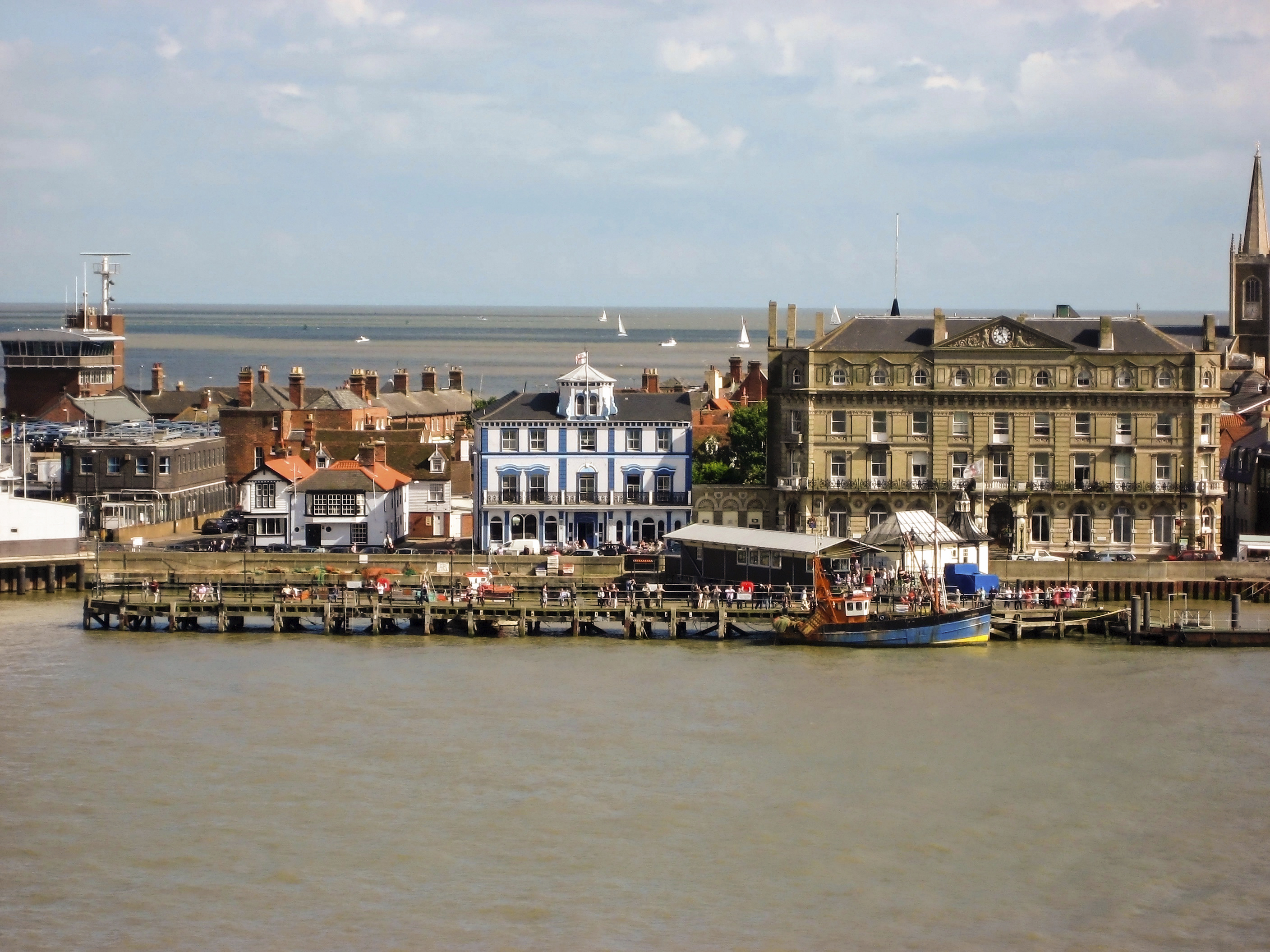 Harwich Hafen, England