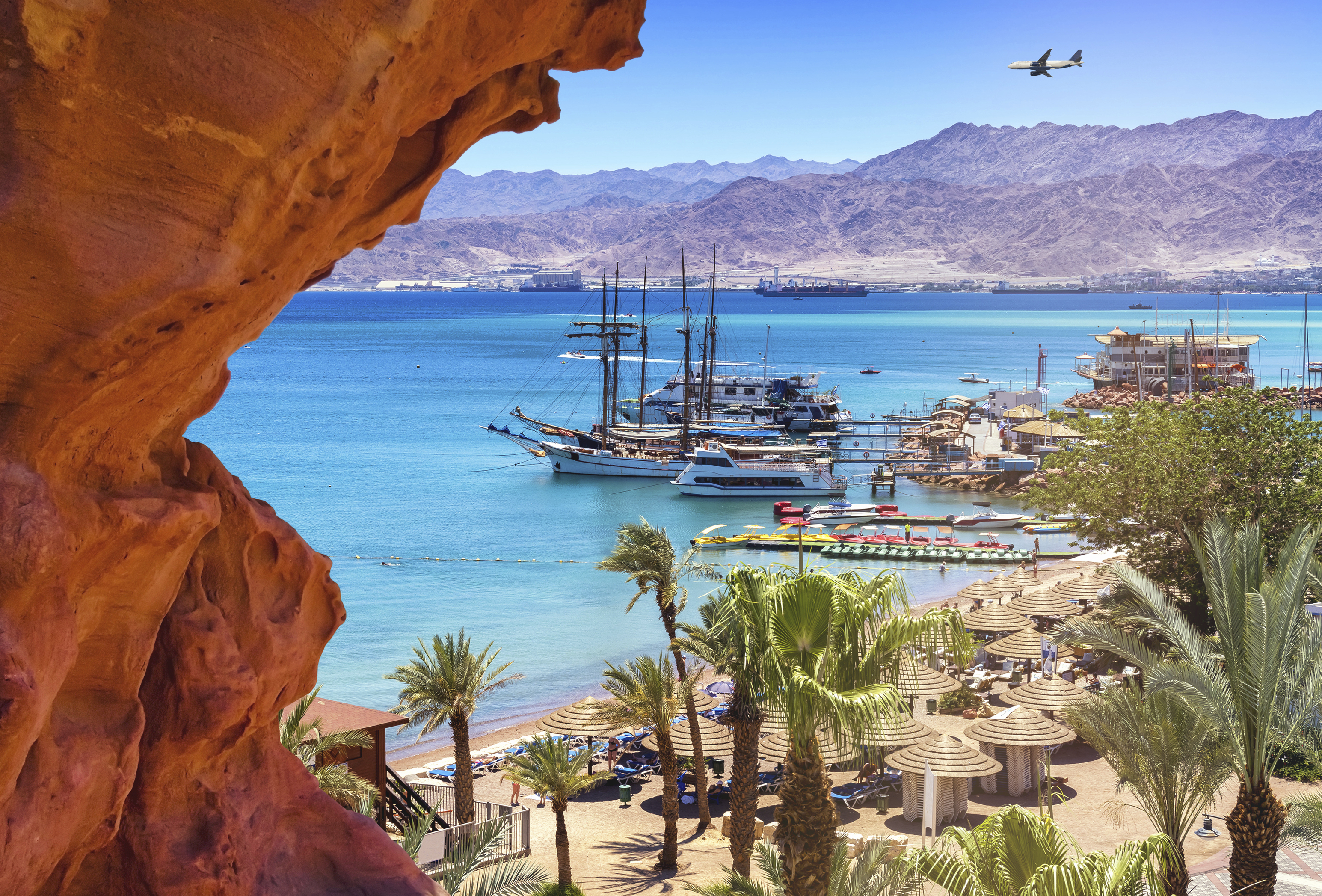 Strand von Eilat, Israel