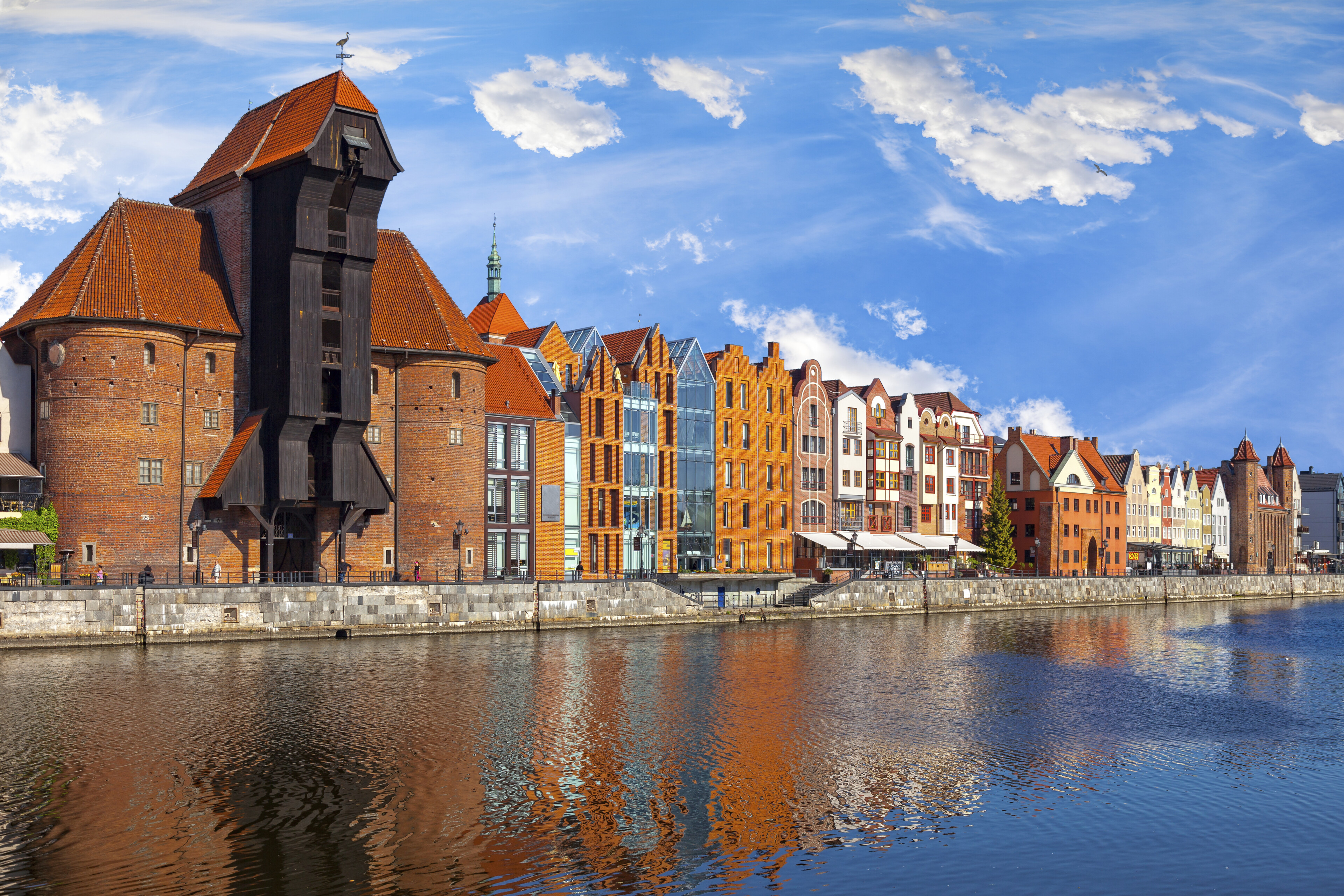 Promenade von Gdansk, Polen