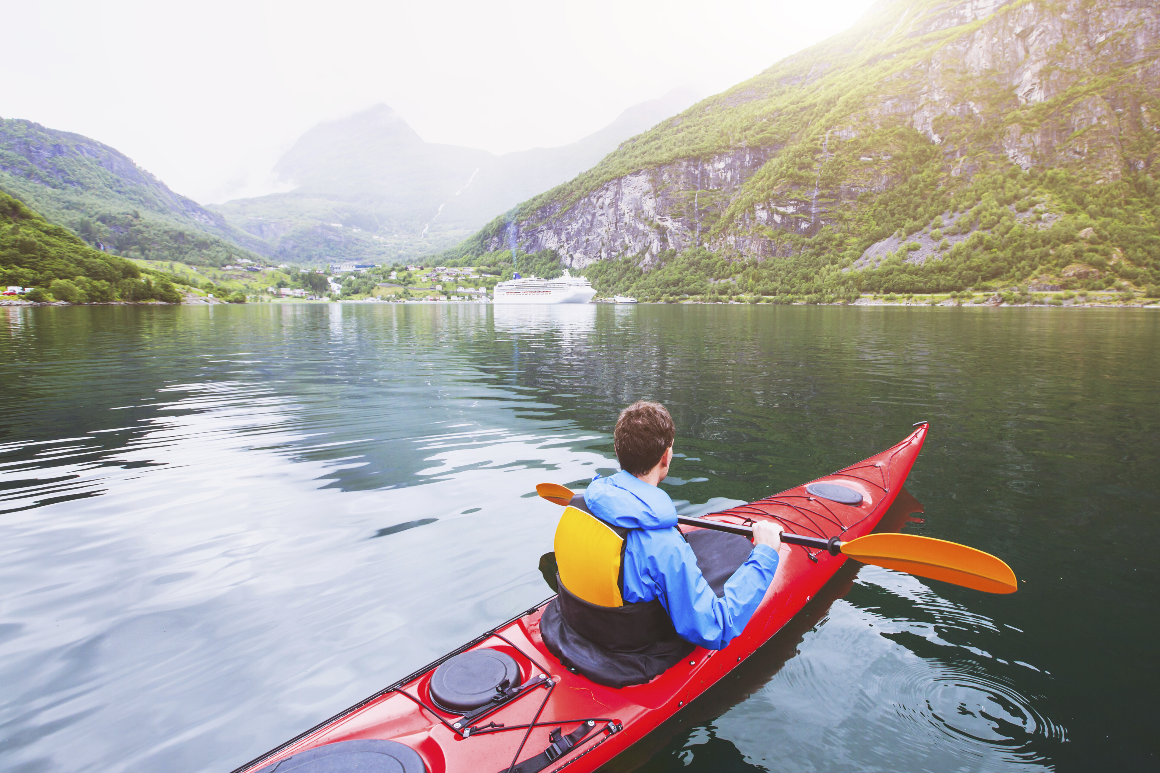 Geirangerfjord, Kanutour