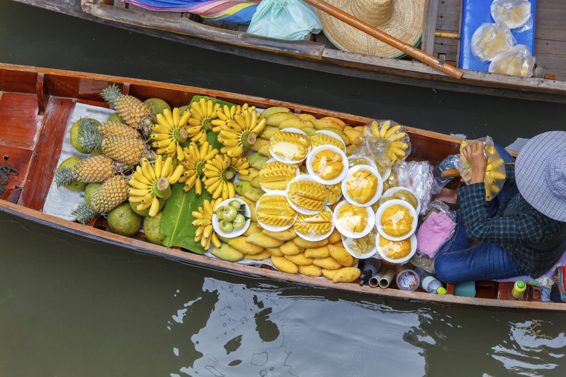 Obstverkauf in Mekong Delta, Vietnam