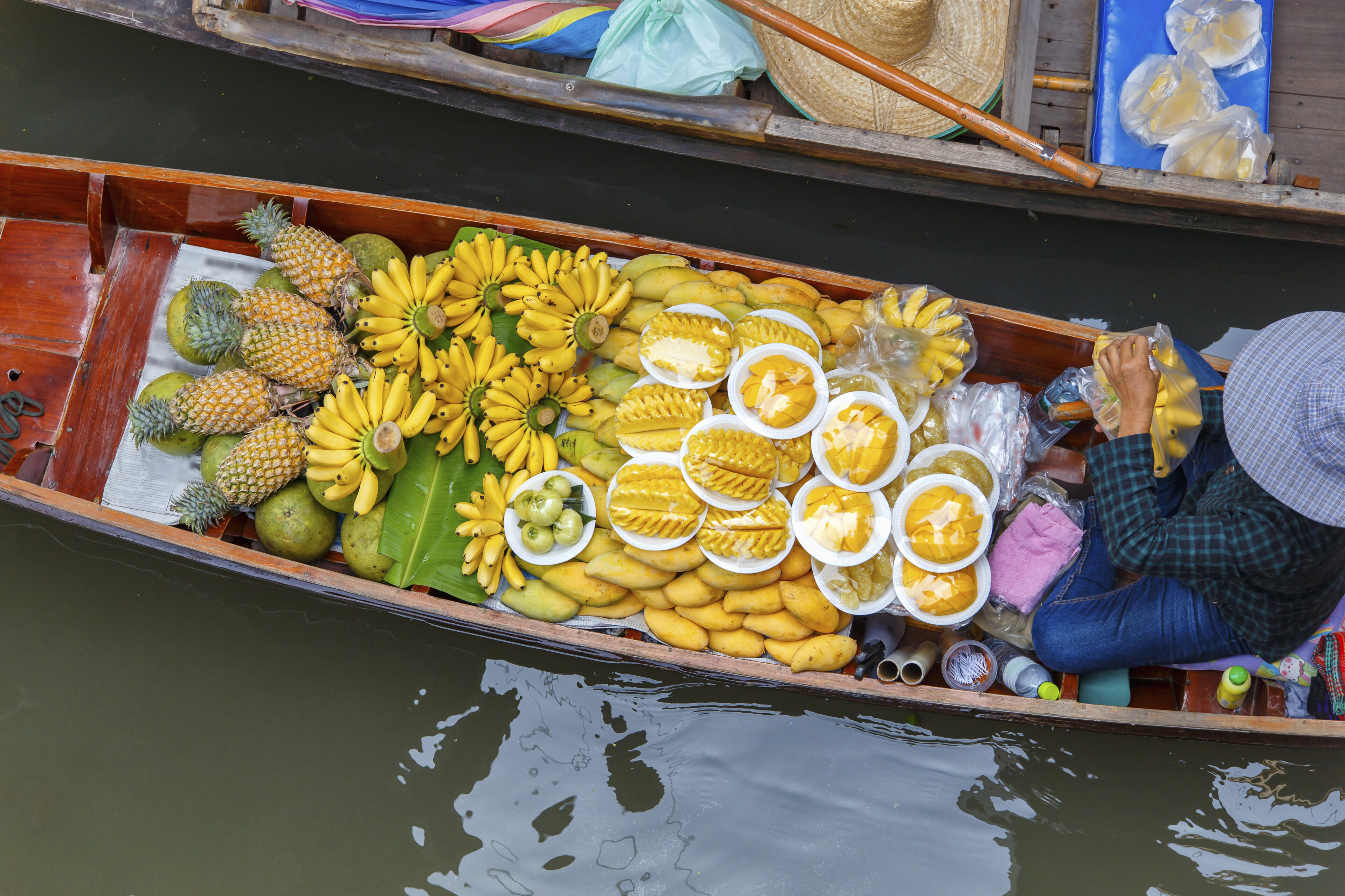Obstverkauf in Mekong Delta, Vietnam