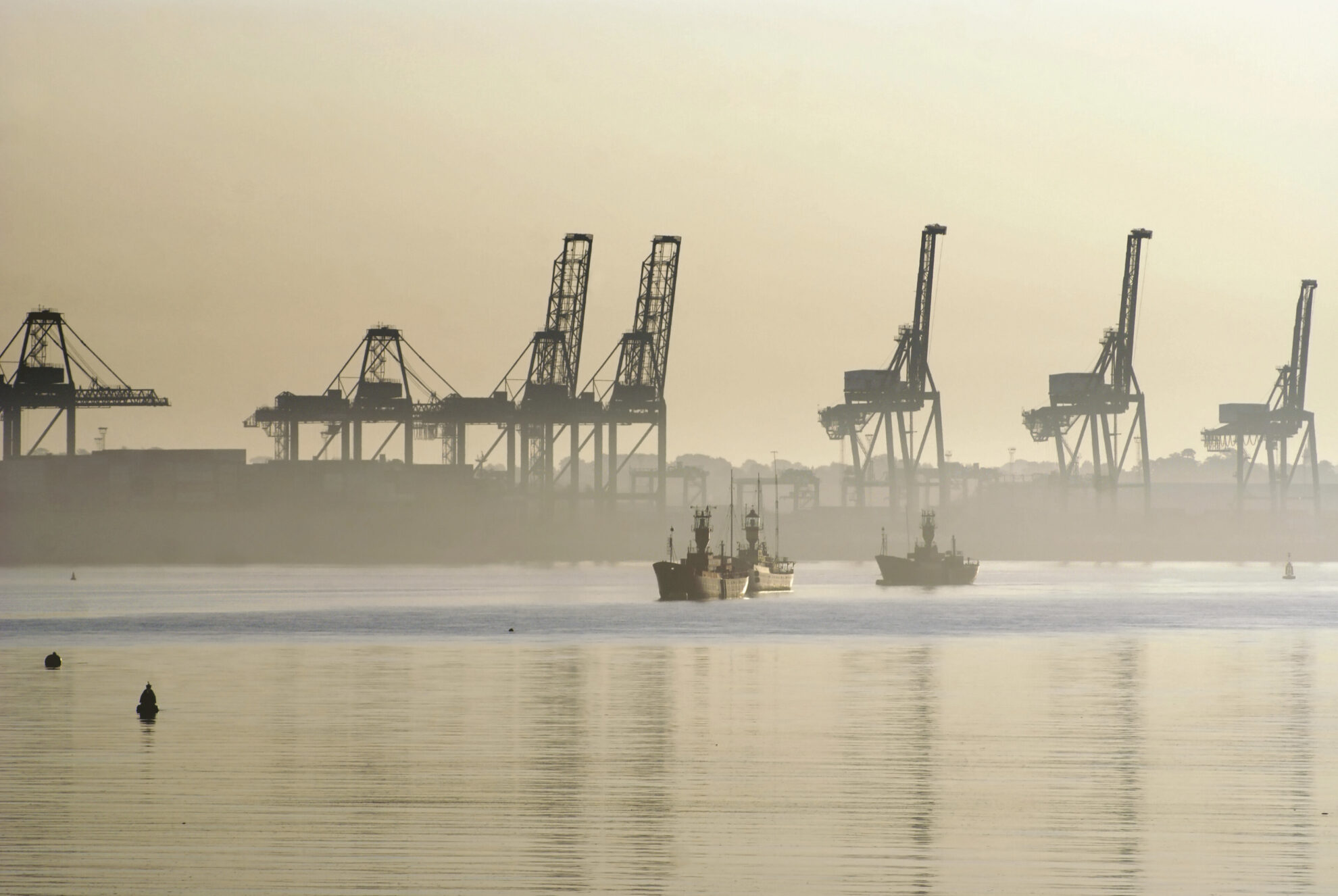 Harwich Hafen, England