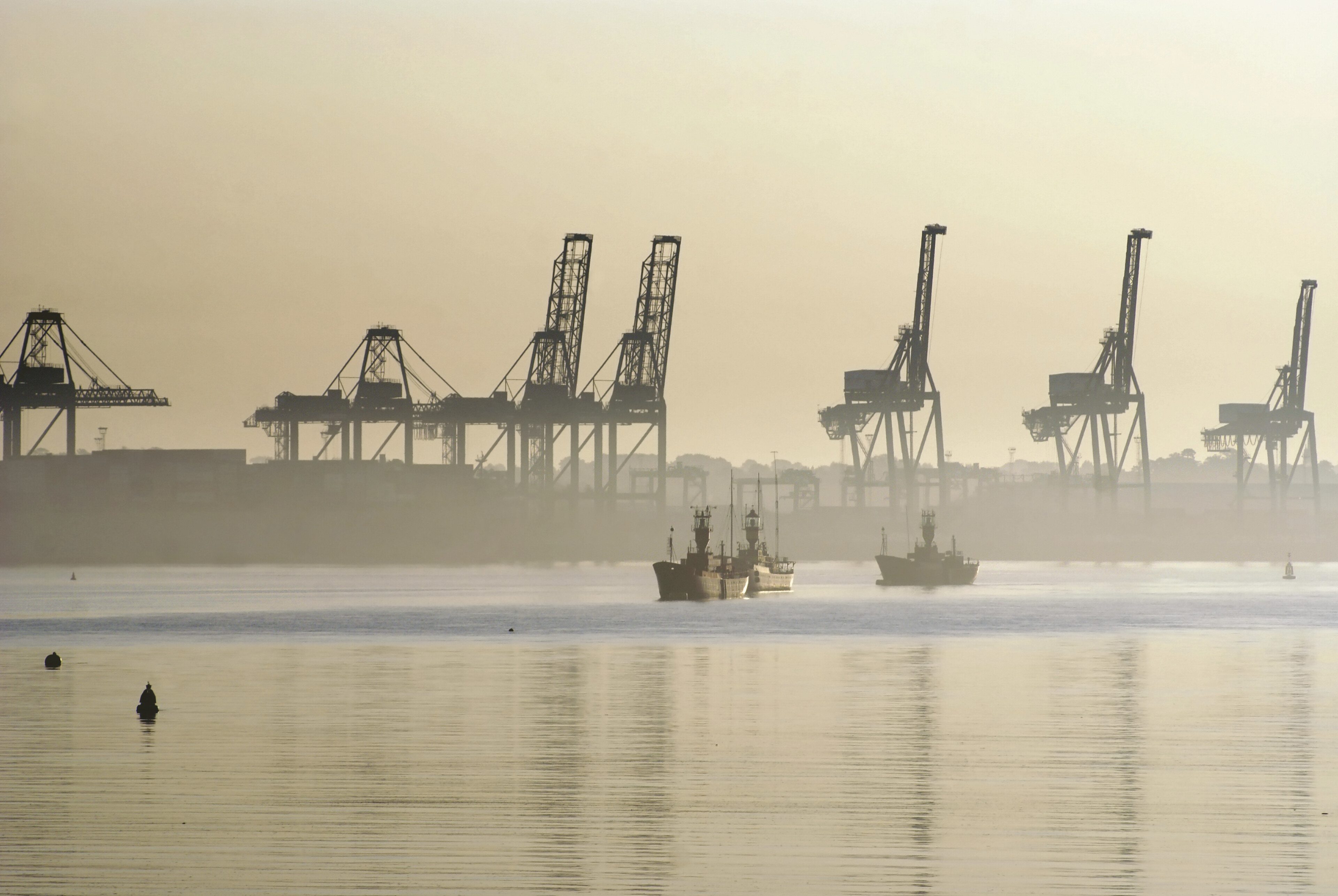 Harwich Hafen, England