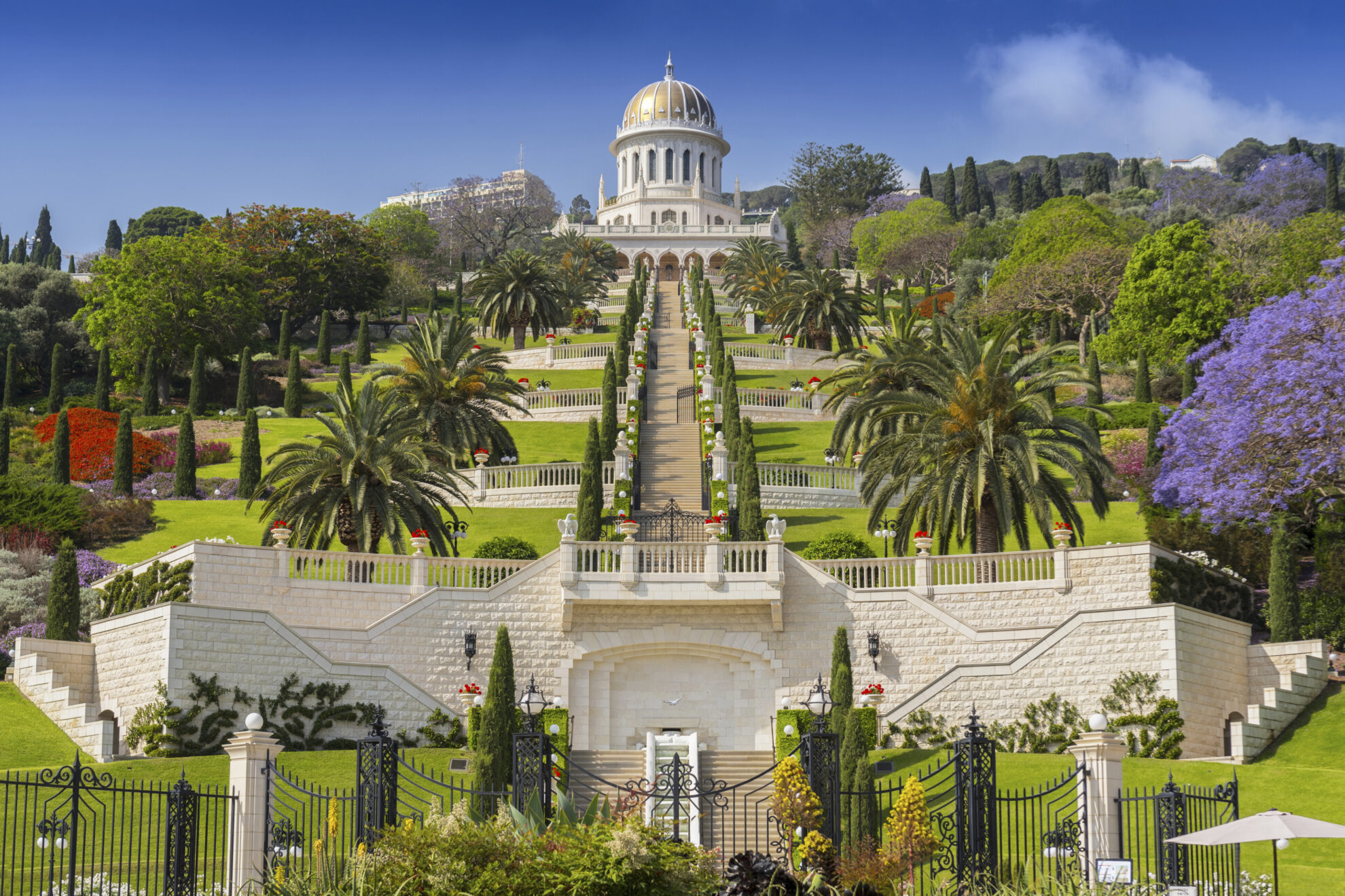 Bahai Garten in Haifa, Israel