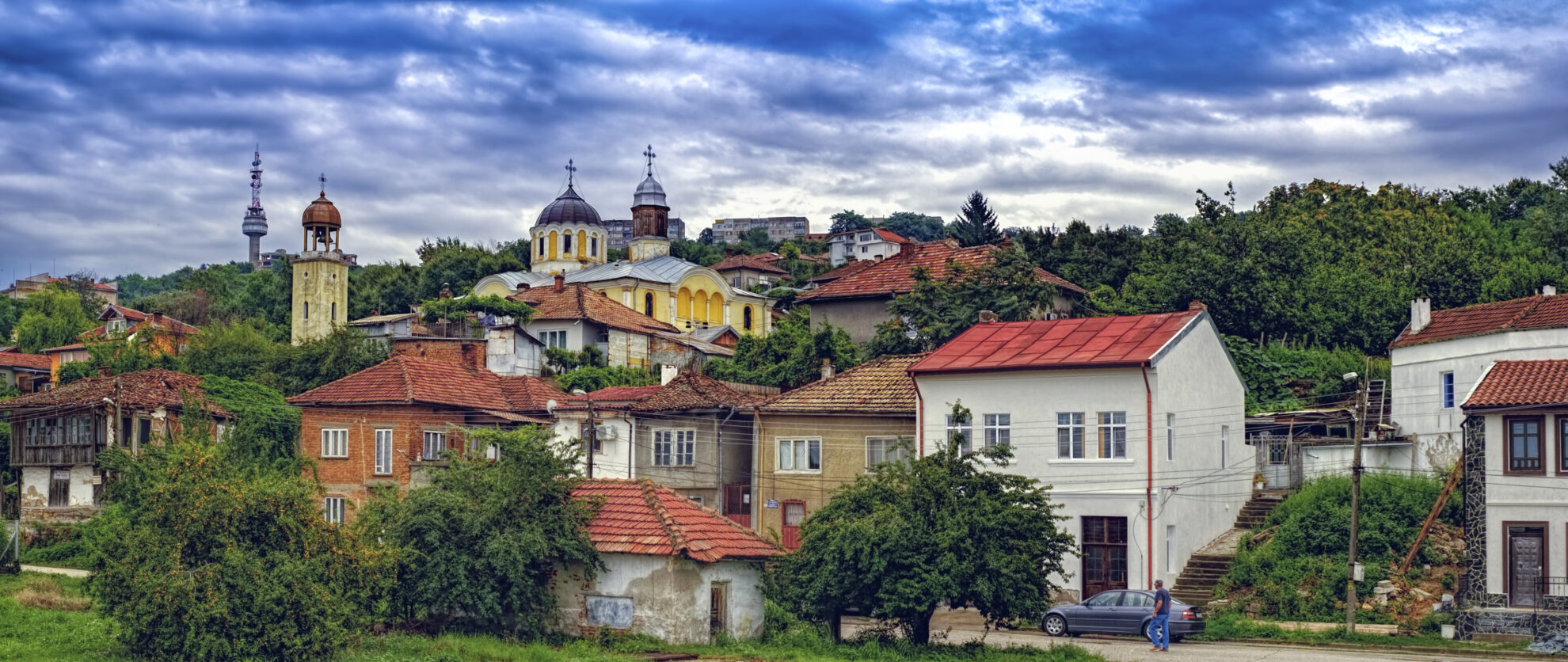 Skyline von Tutrakan, Bulgarien
