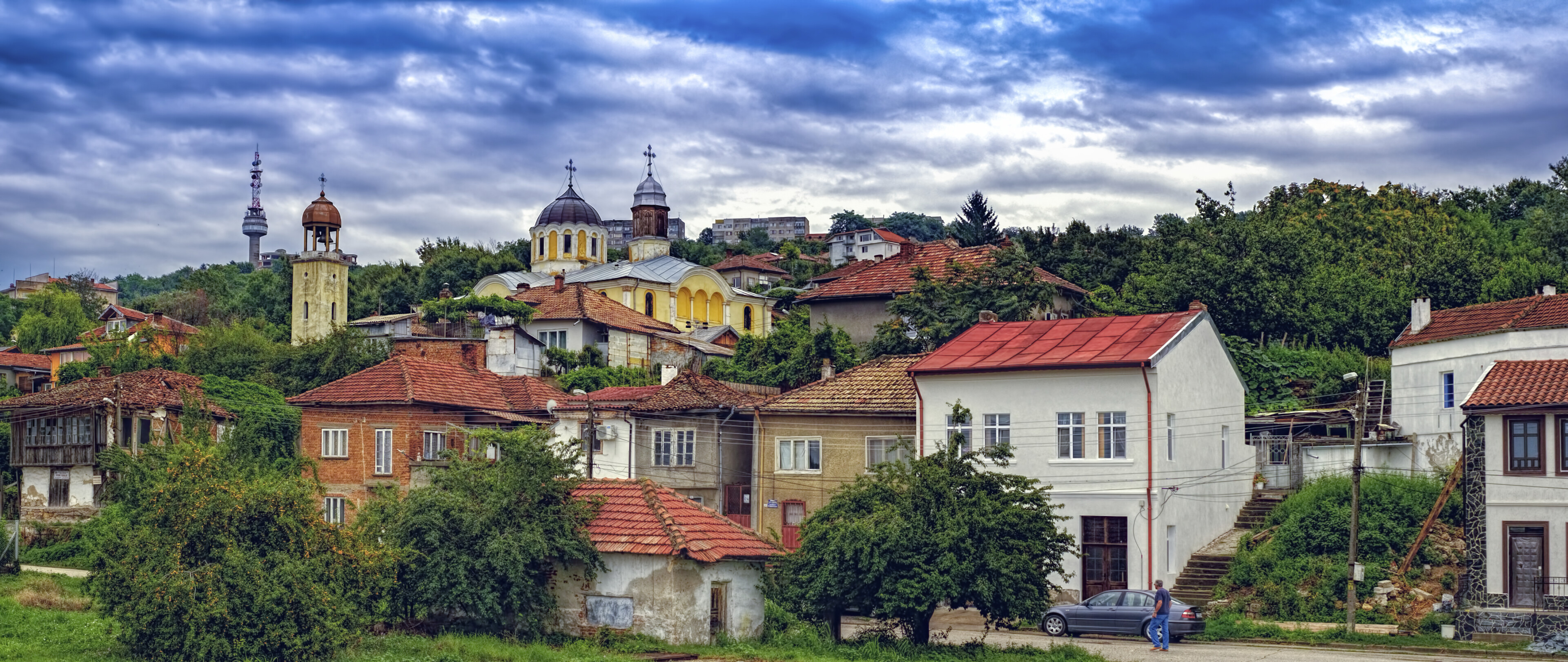 Skyline von Tutrakan, Bulgarien