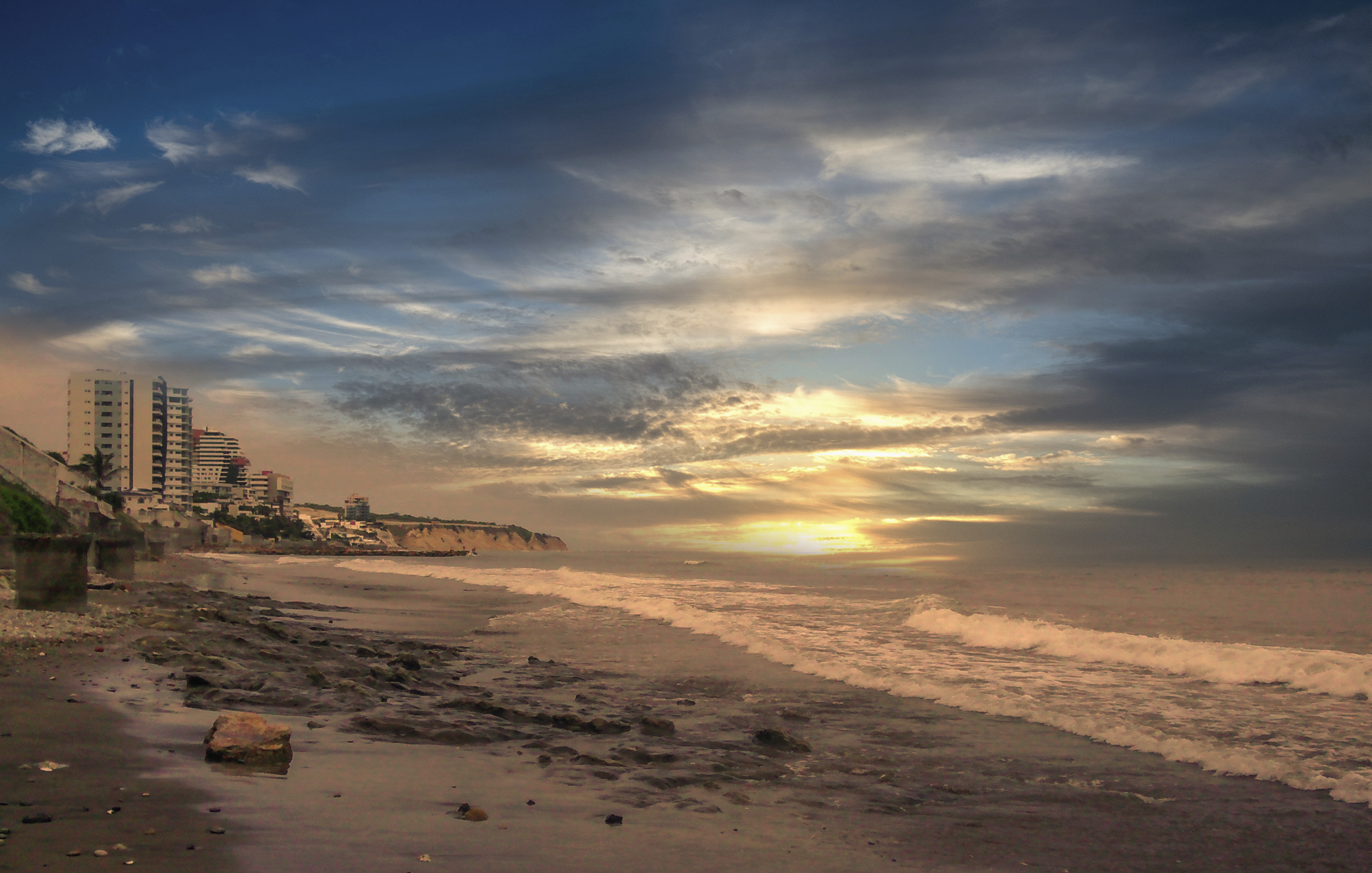 Murcielago Strand in Manta, Ecuador