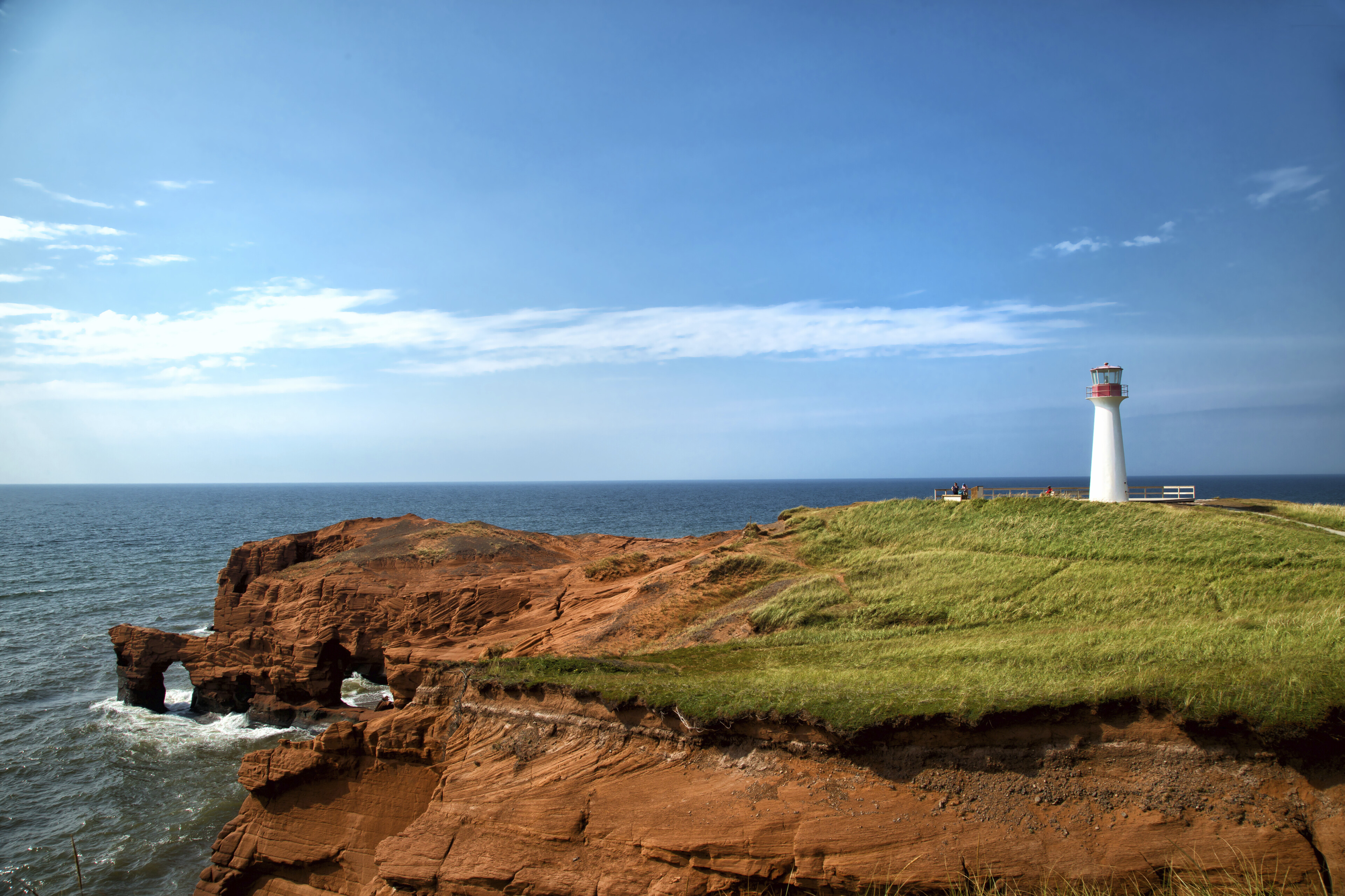 Leuchtturm an den Magdalenen Inseln, Kanada
