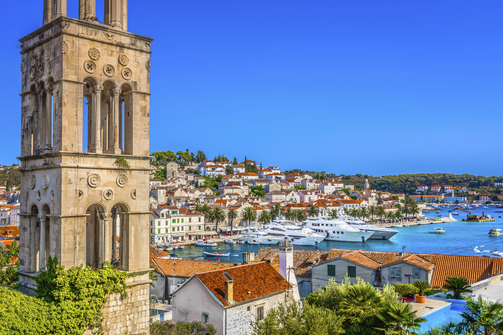 Küste von Hvar, Kroatien