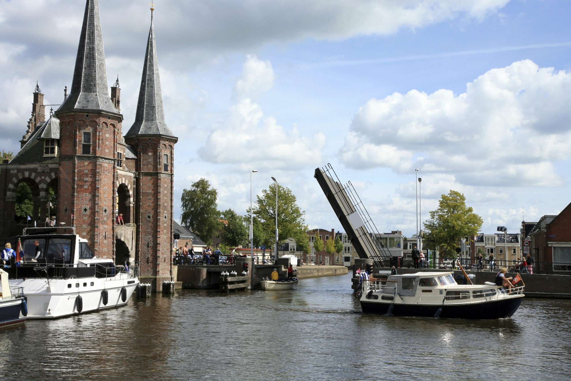 Zugbrücke in Sneek, Niederlande