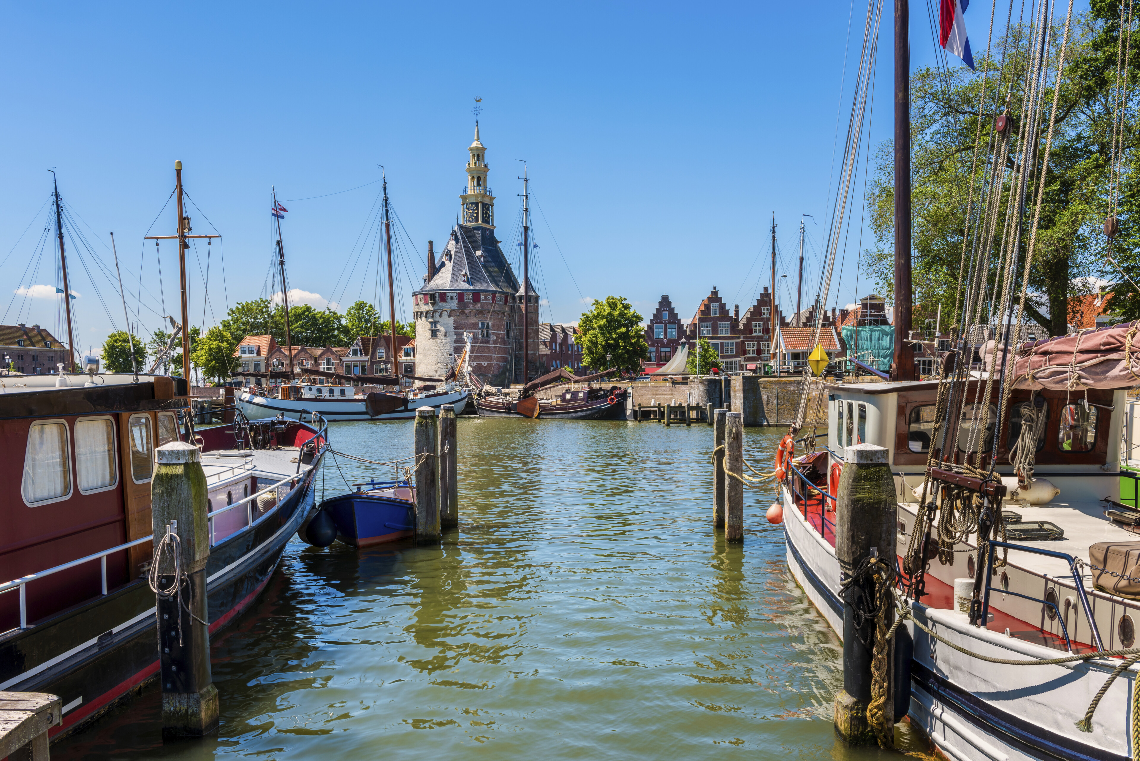 Alter Hafen in Hoorn, Niederlande