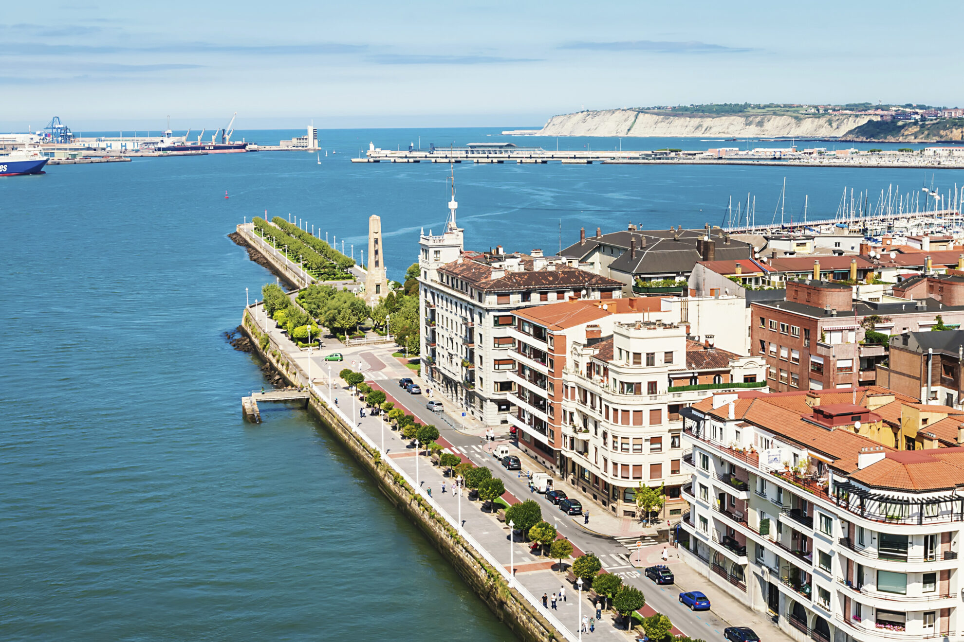 Luftaufnahme von Gextro, Spanien