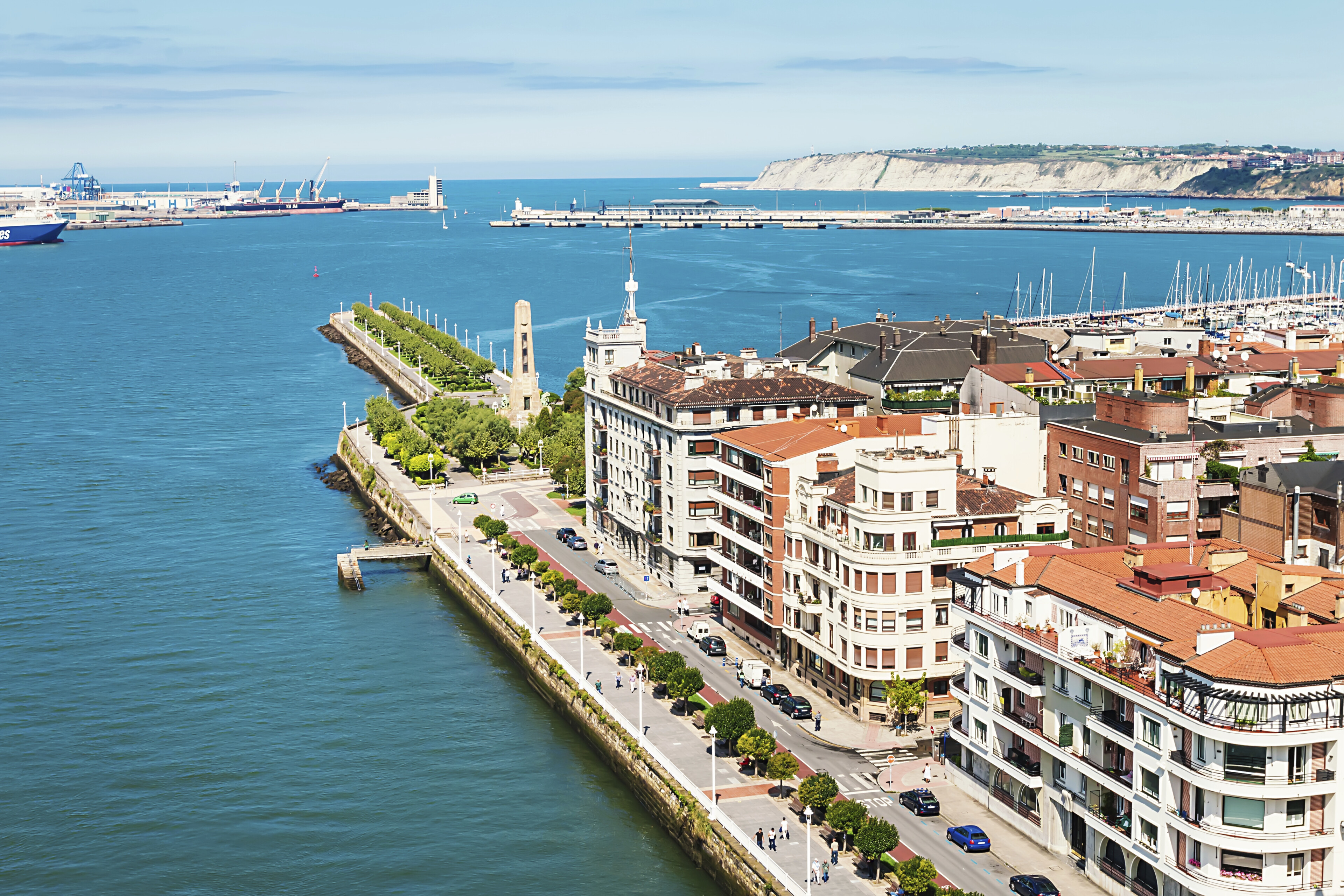 Luftaufnahme von Gextro, Spanien