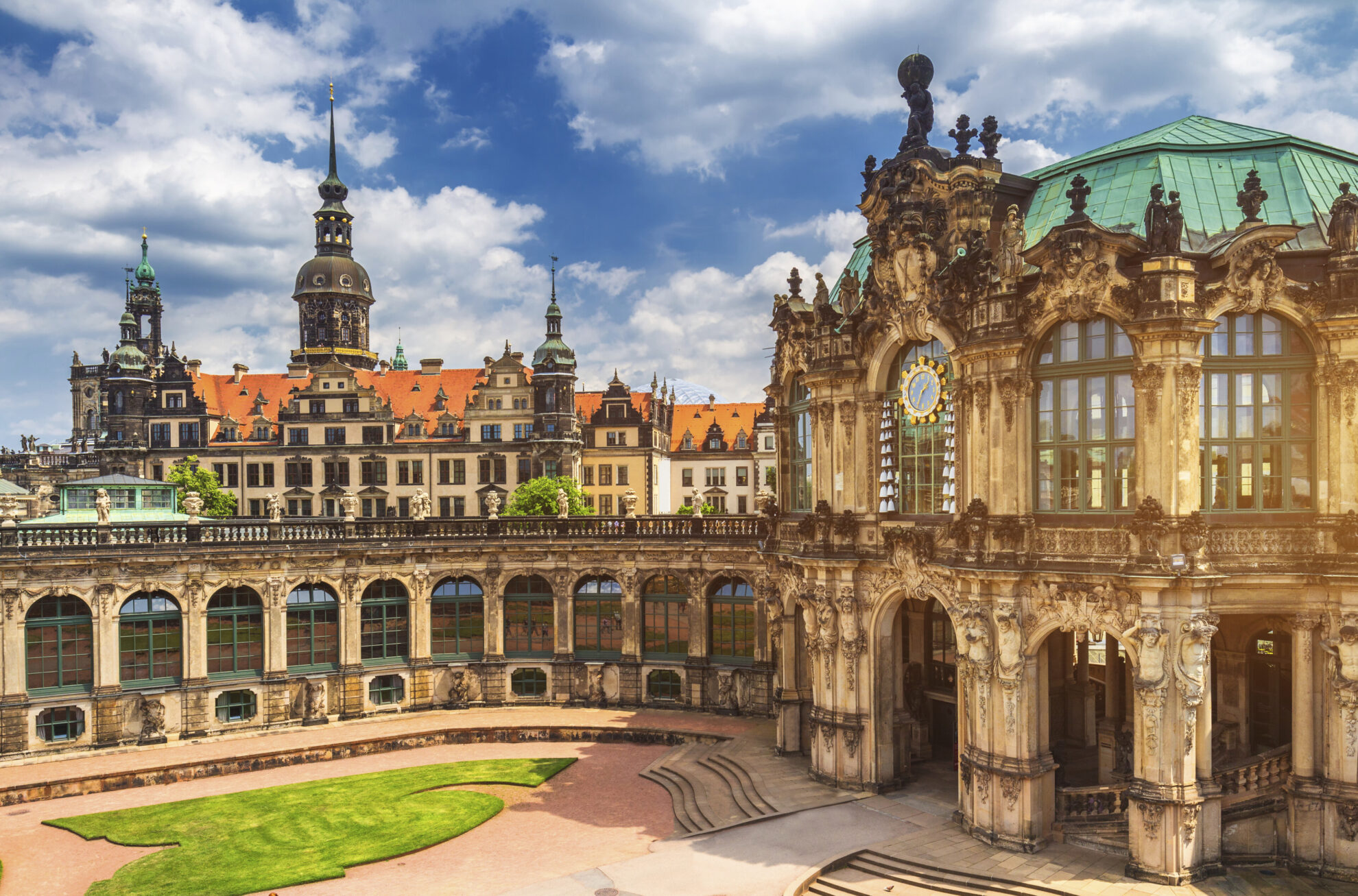 Die Hofkirche in Dresden, Deutschland