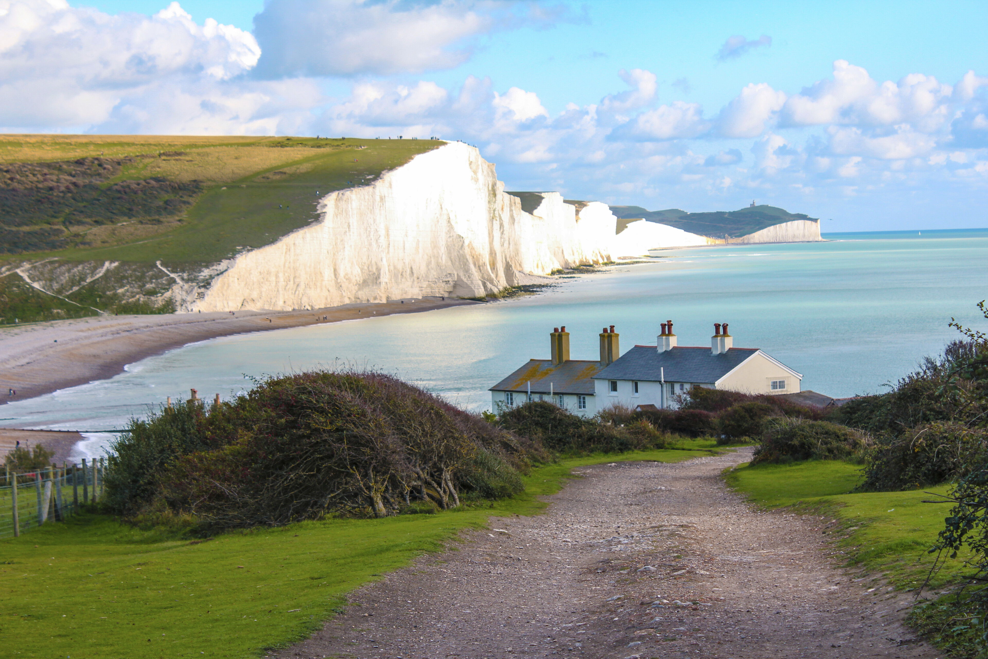 Kreidefelsen in Newhaven, England