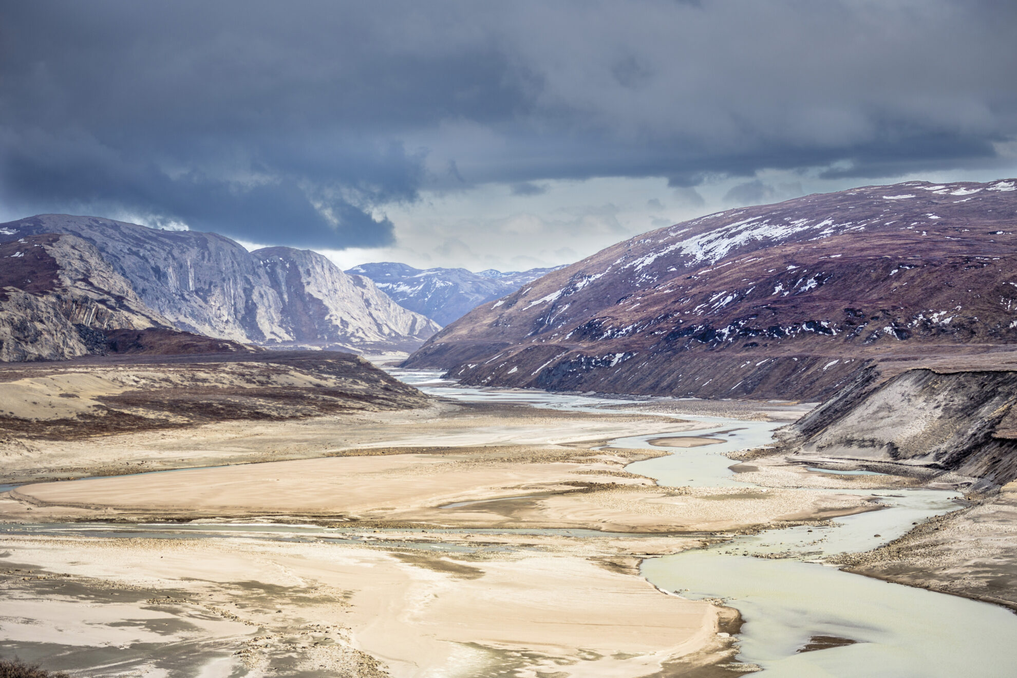 Landschaft von Kangerlussuaq, Groenland