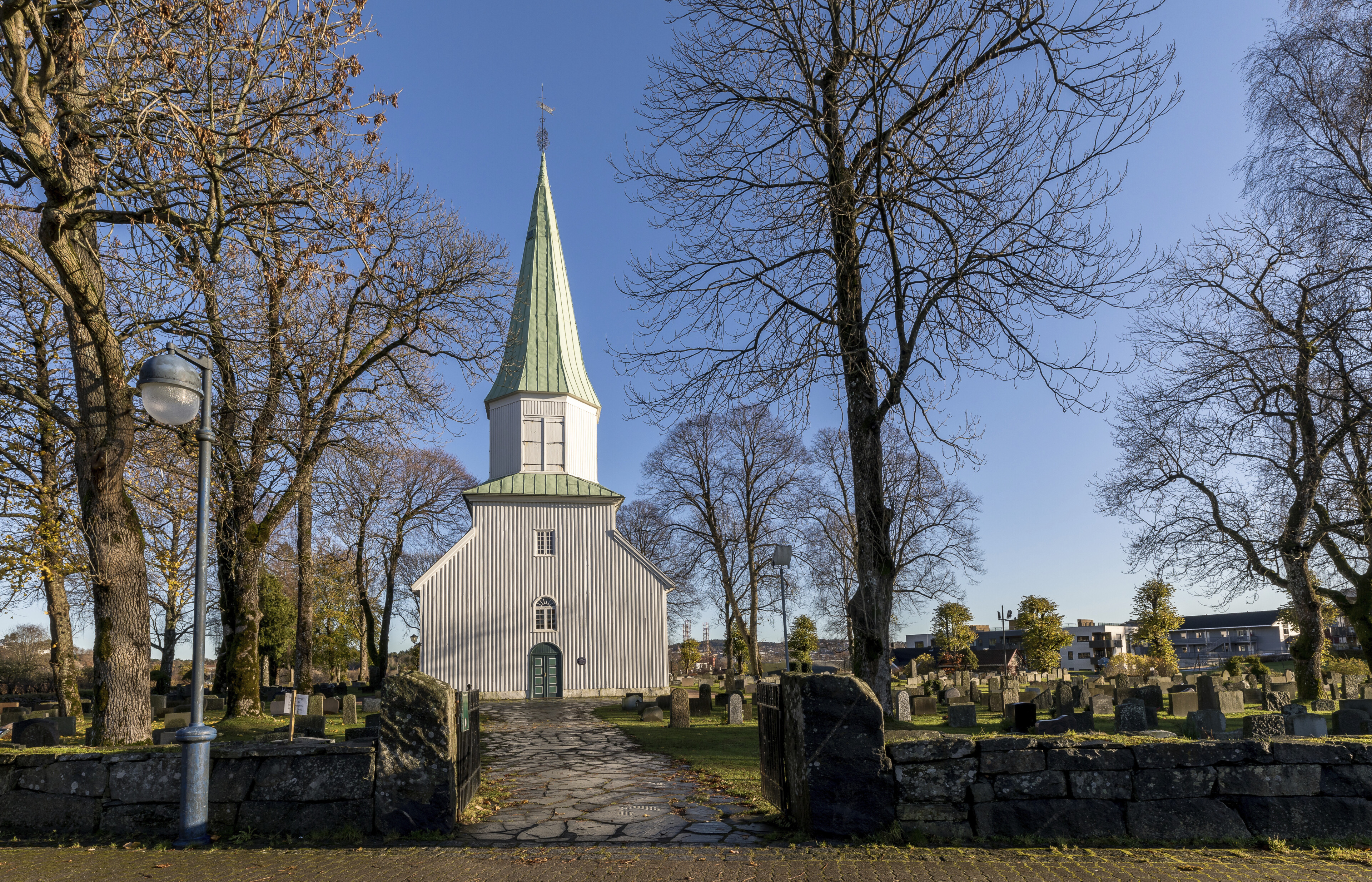 Kirche in Kristiansand, Norwegen